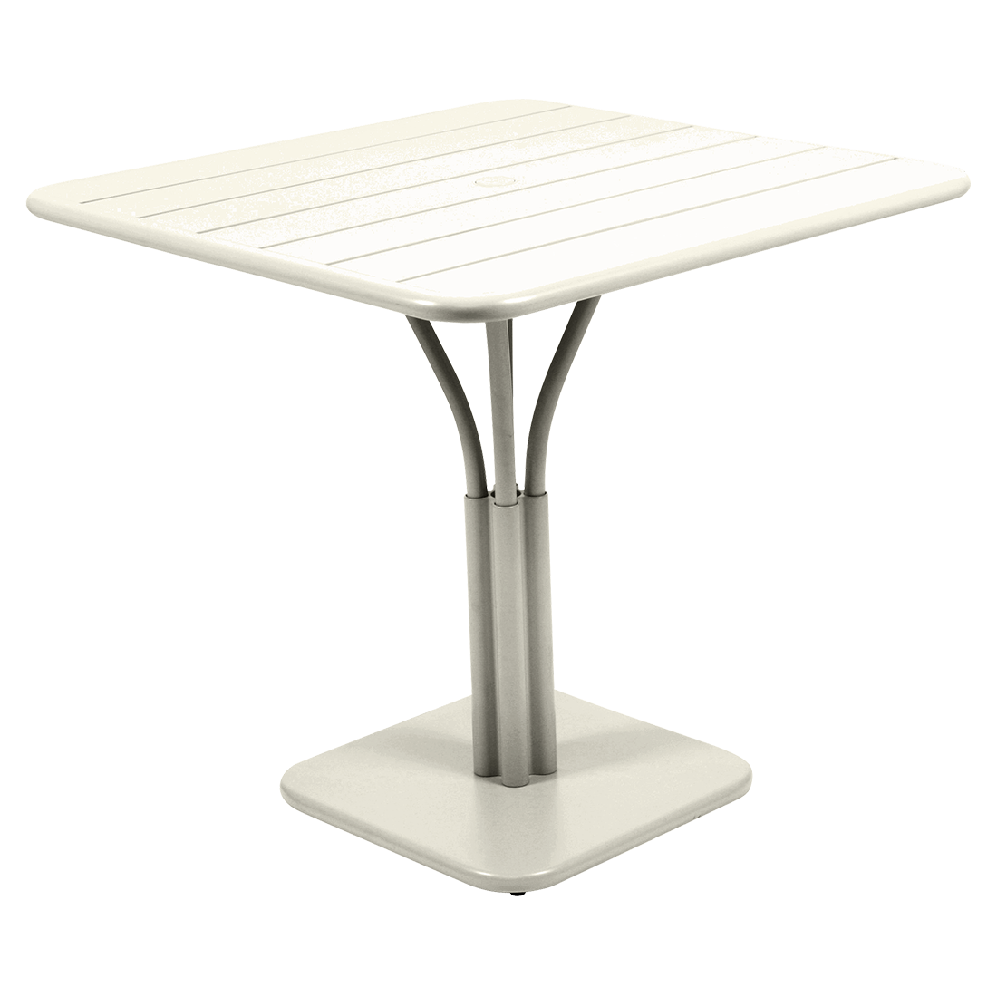 Table Luxembourg carrée pied central