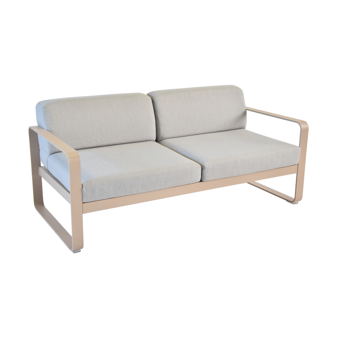 Canapé Bellevie 2 places avec Coussin Gris flanelle inclus