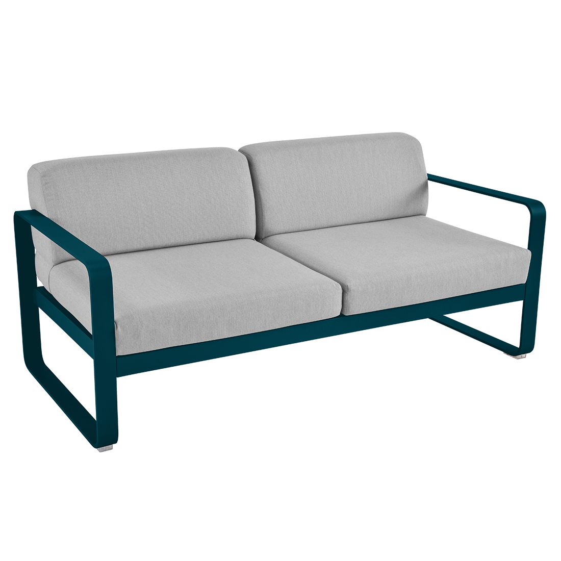 Canapé Bellevie 2 places avec Coussin Gris flanelle inclus