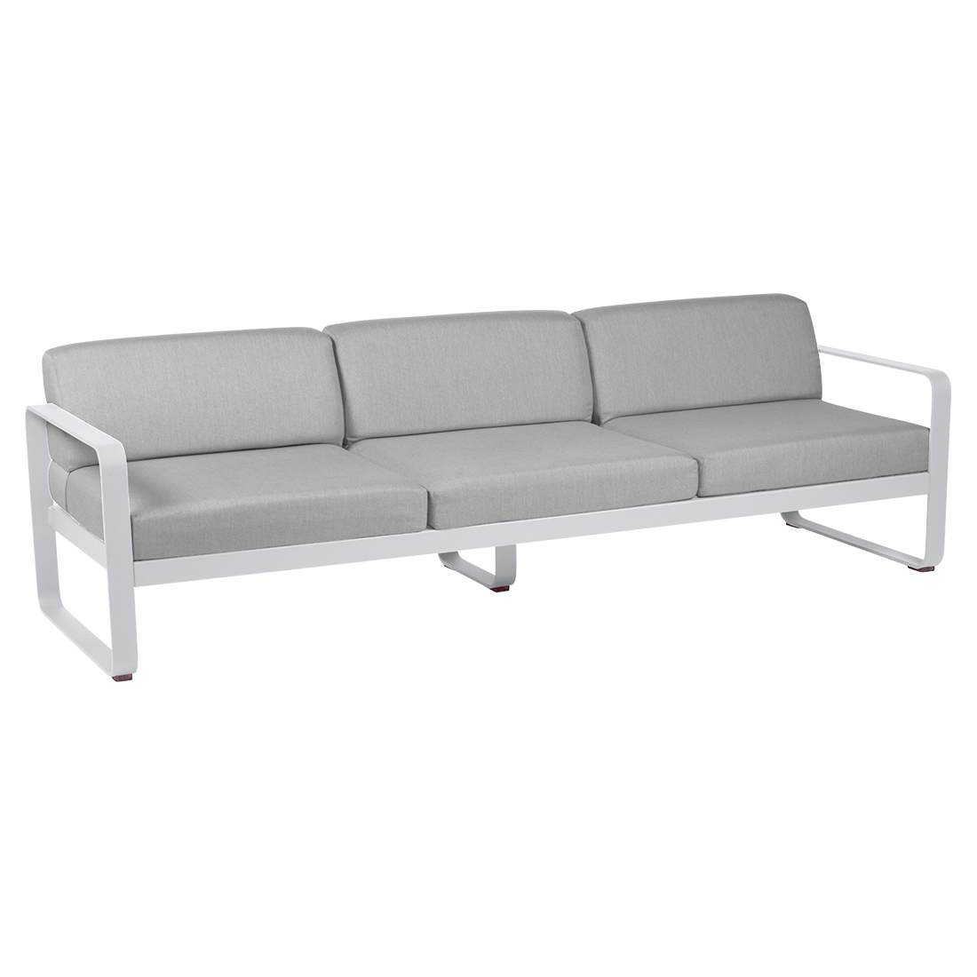 Canapé Bellevie 3 places avec Coussin Gris flanelle inclus