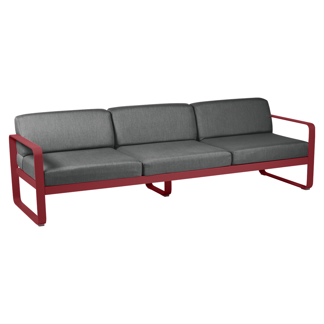 Canapé Bellevie 3 places avec Coussin Gris Graphite inclus