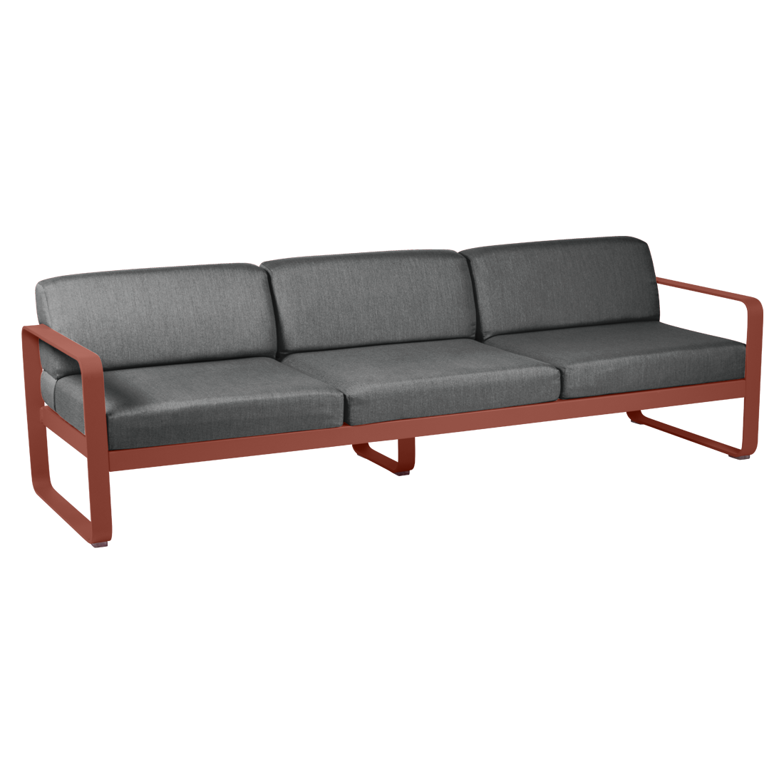 Canapé Bellevie 3 places avec Coussin Gris Graphite inclus