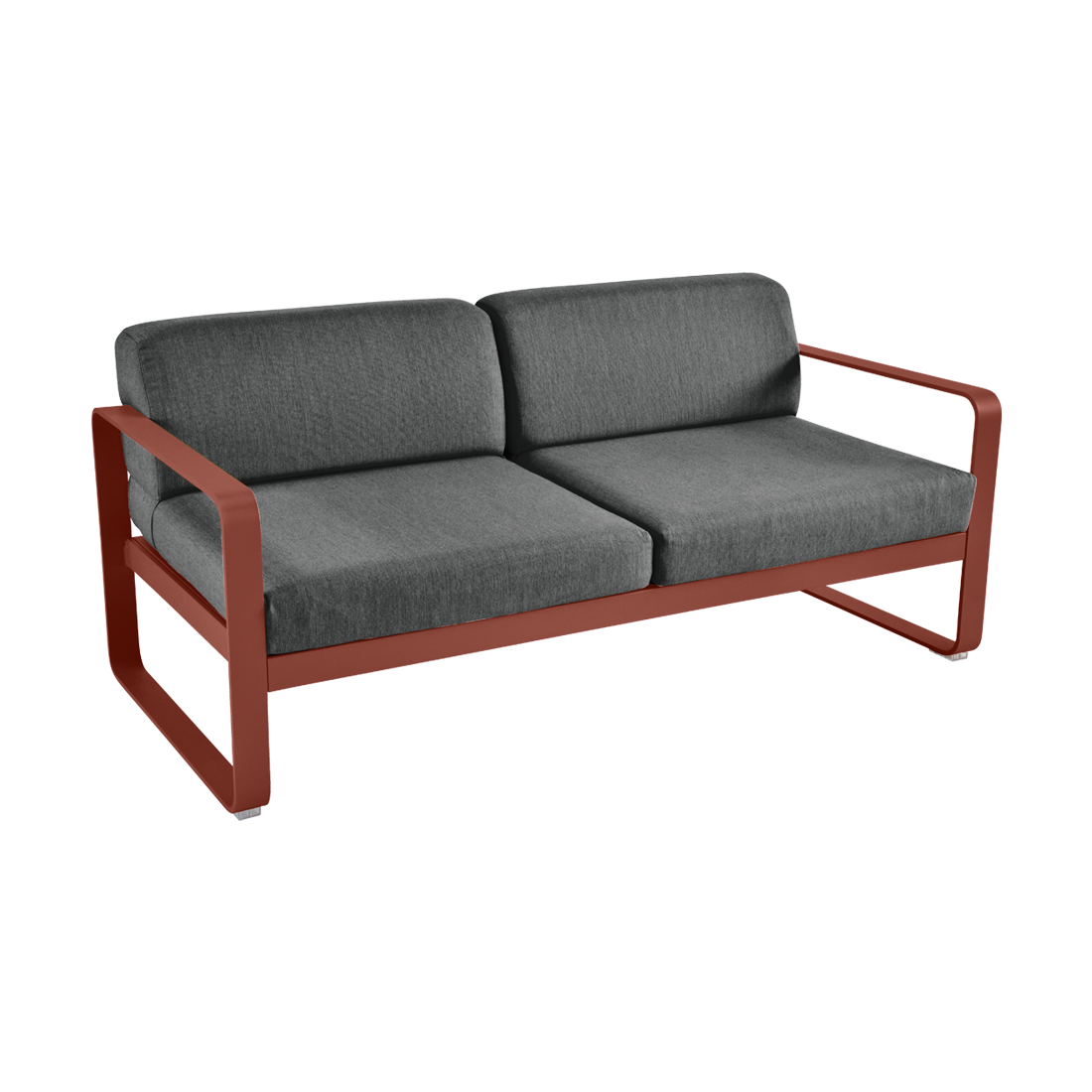 Canapé Bellevie 2 places avec Coussin Gris Graphite inclus