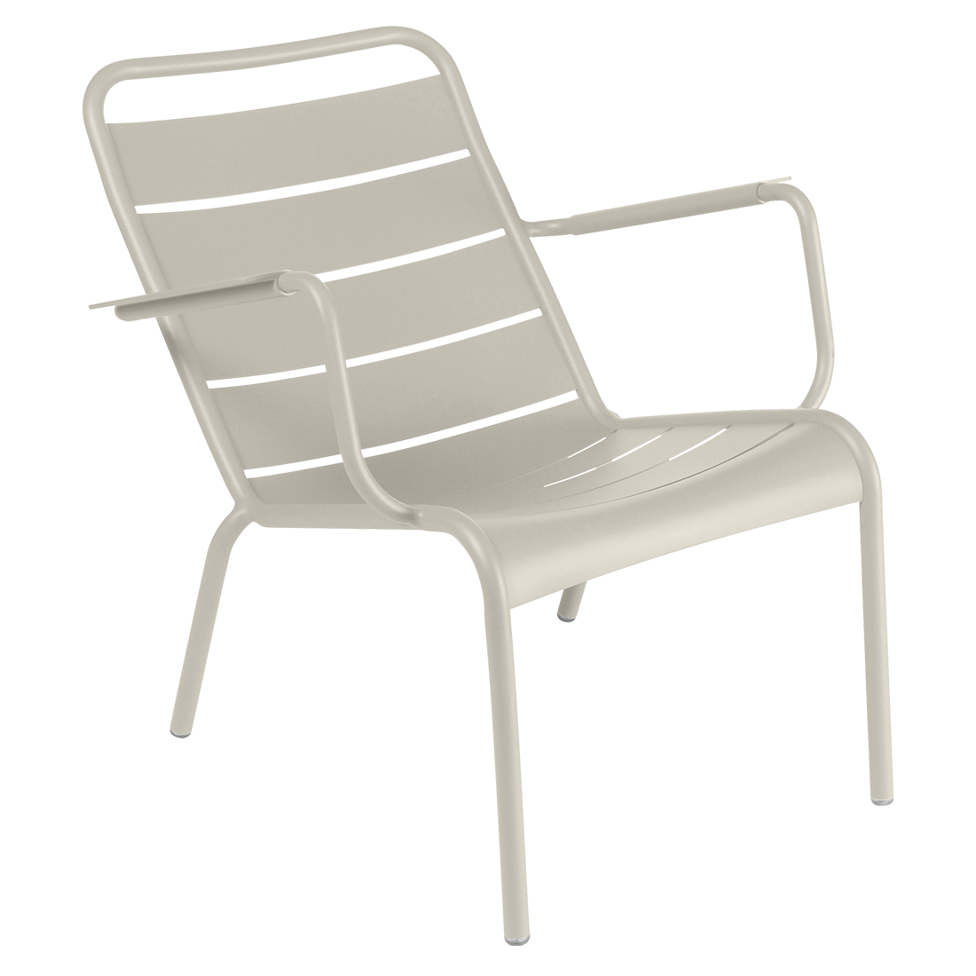 Fauteuil bas Luxembourg acier