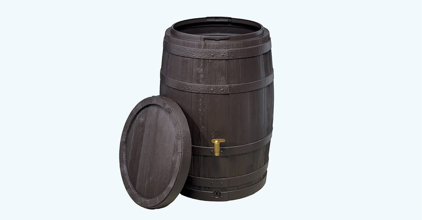 Reservoir Vino 250L Brun Avec Couvercle