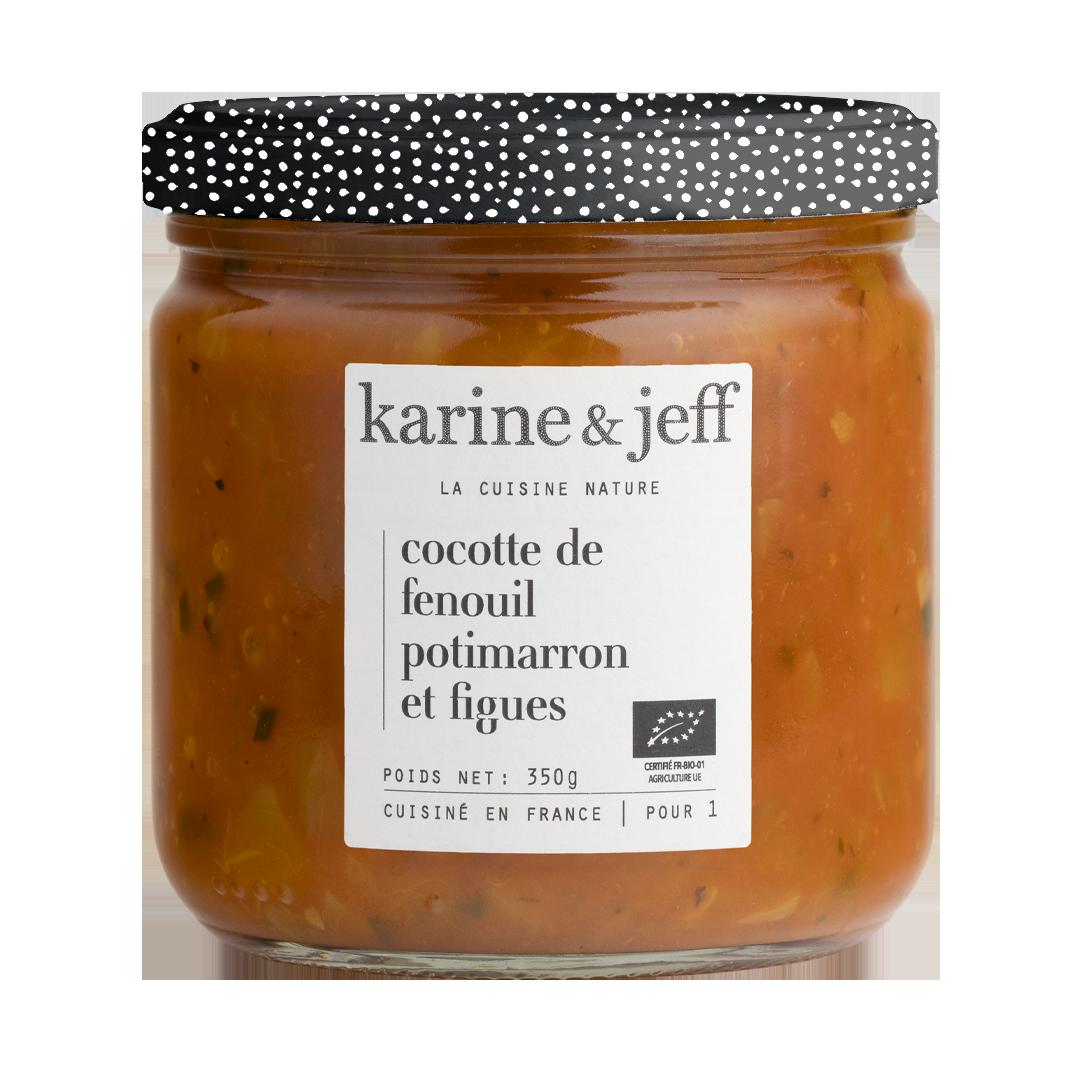 Cocotte de fenouil, potimarron et figues