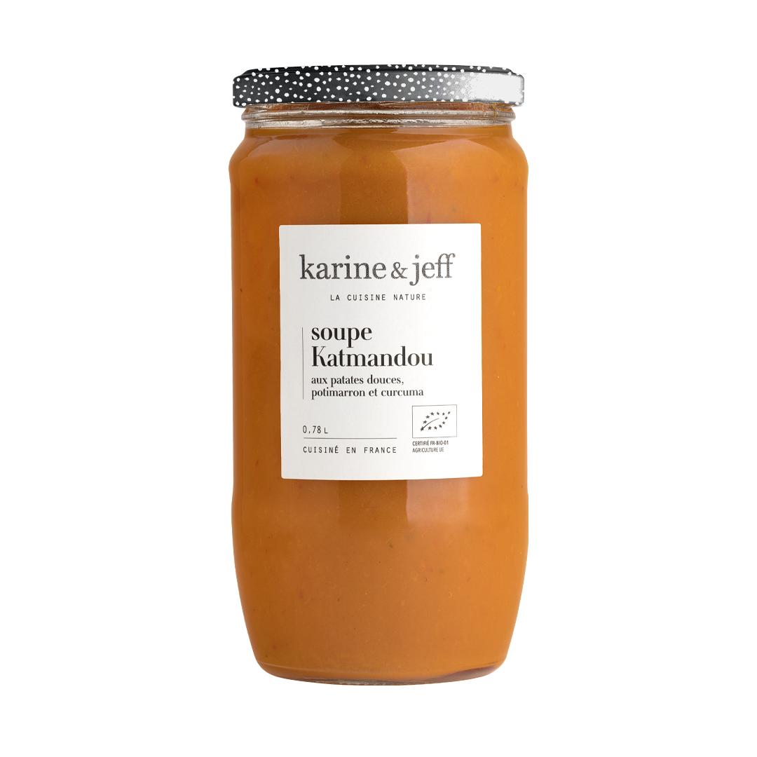 Soupe Katmandou; patates douces, potimarron et curcuma