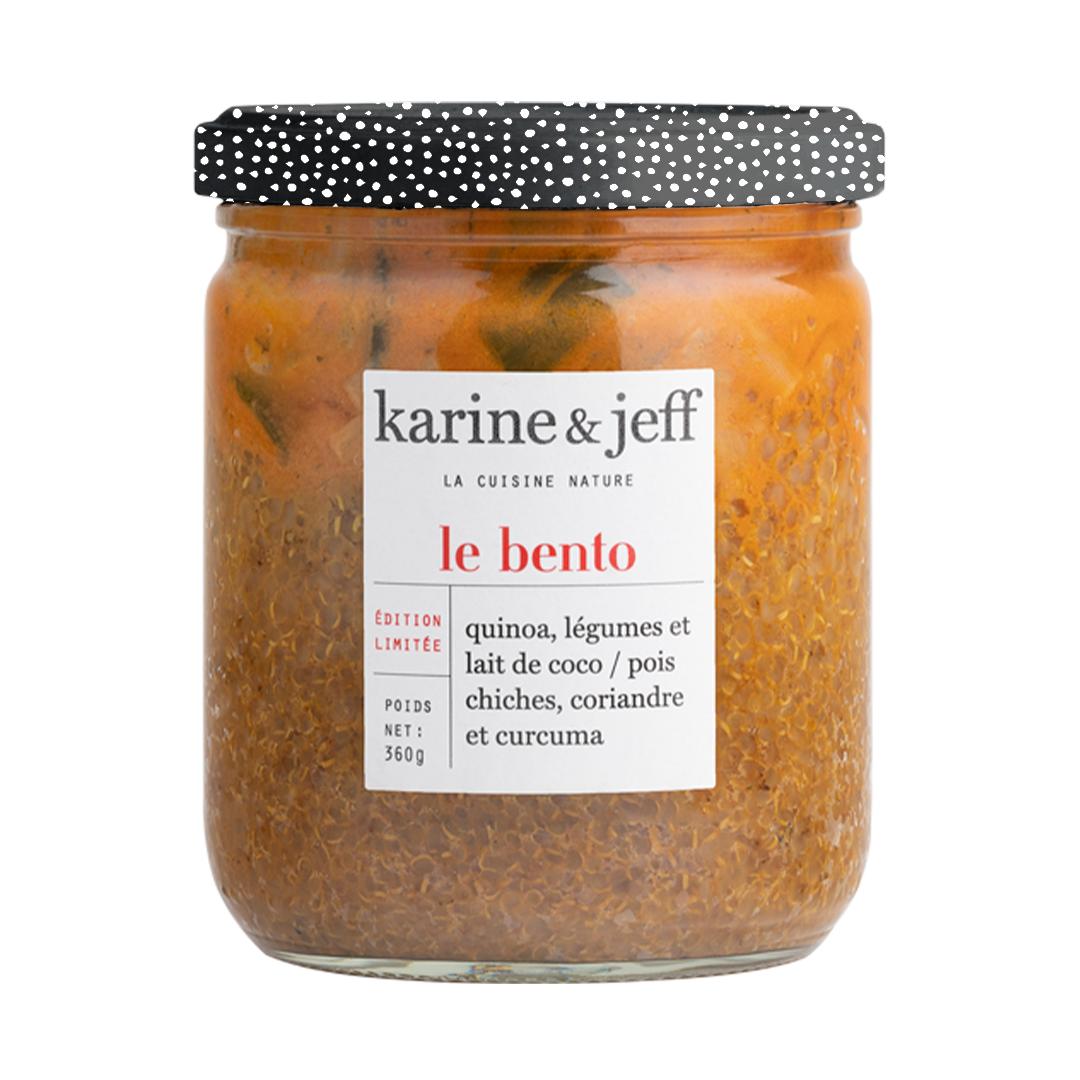 Bento Quinoa Pois chiches, coriandre, lait de coco