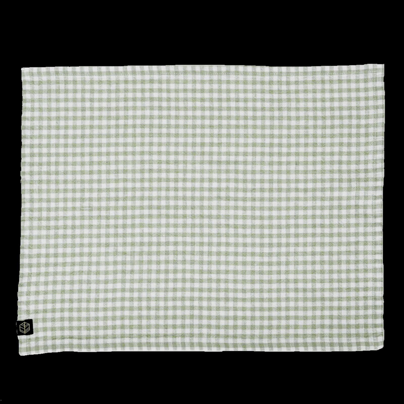 Serviette Piana à carreaux pétale