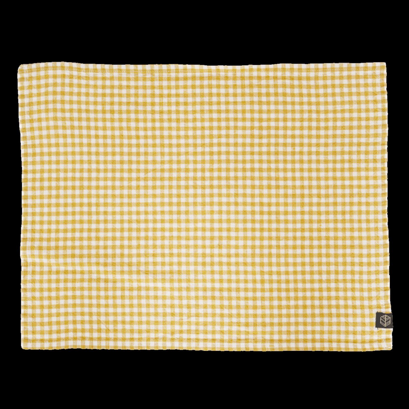 Serviette Piana à carreaux pétale