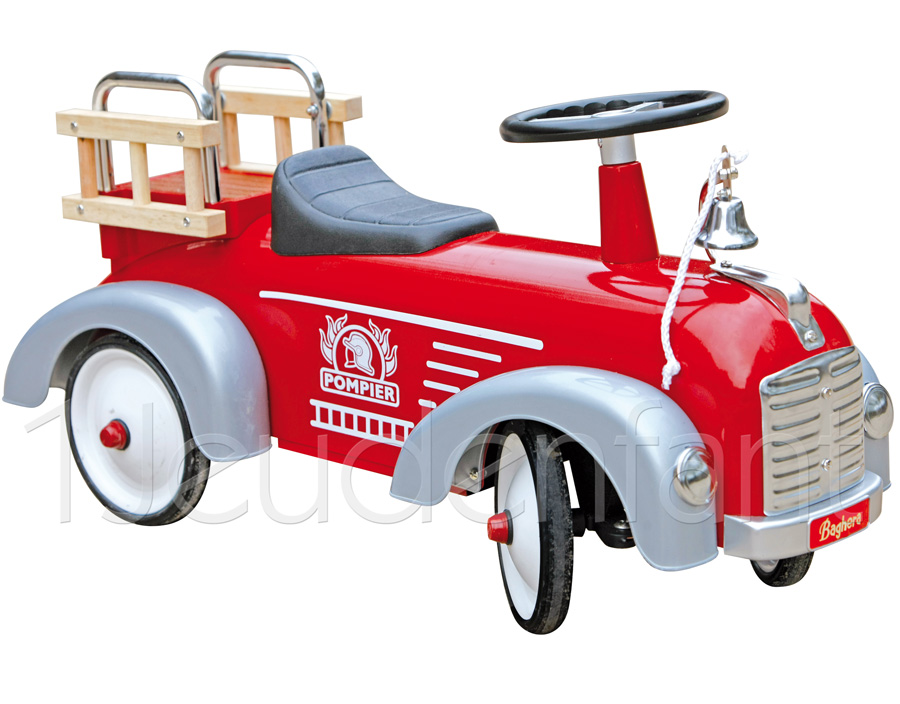 Voiture pompier à Pédales
