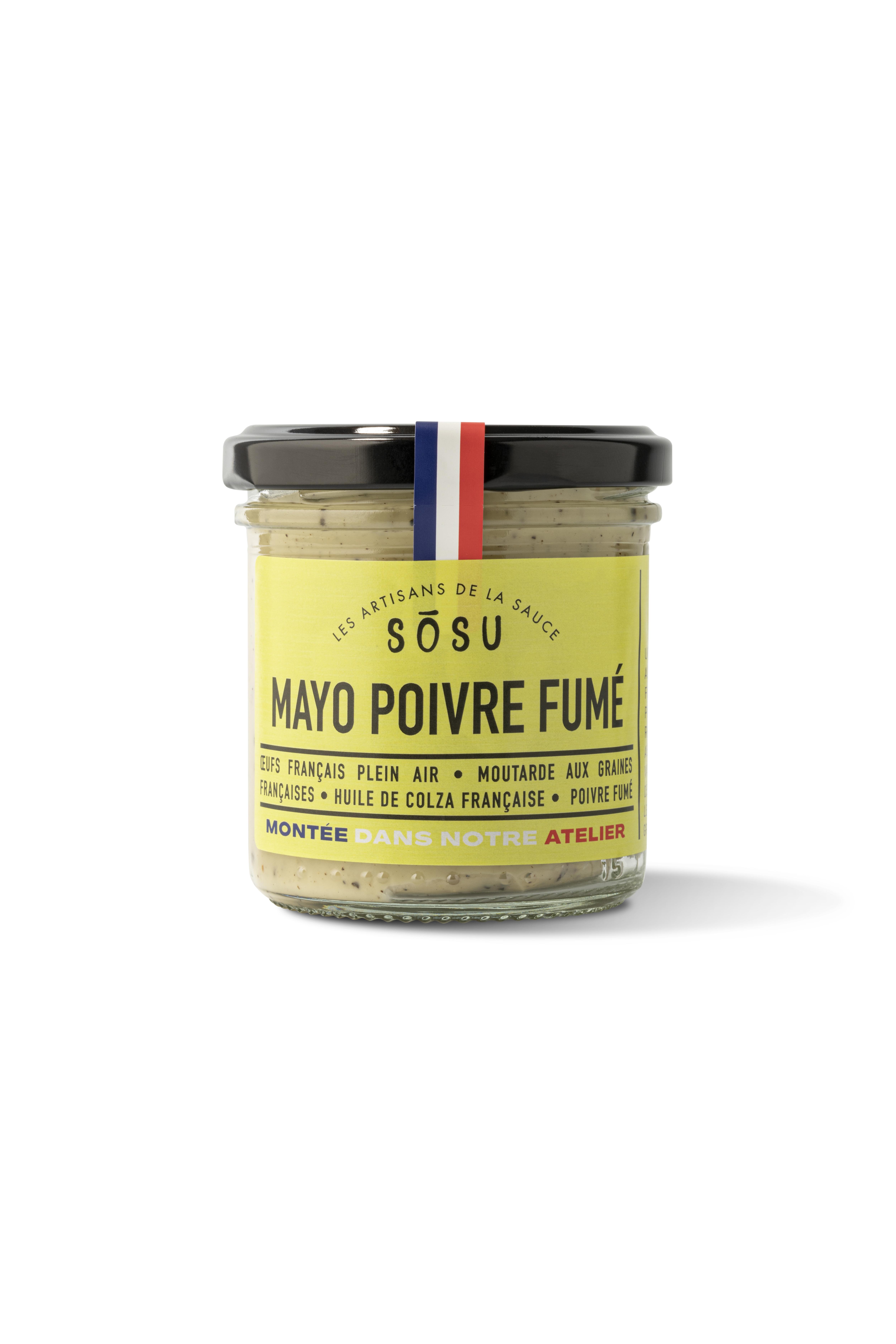 Mayonnaise poivre fumé SOSU