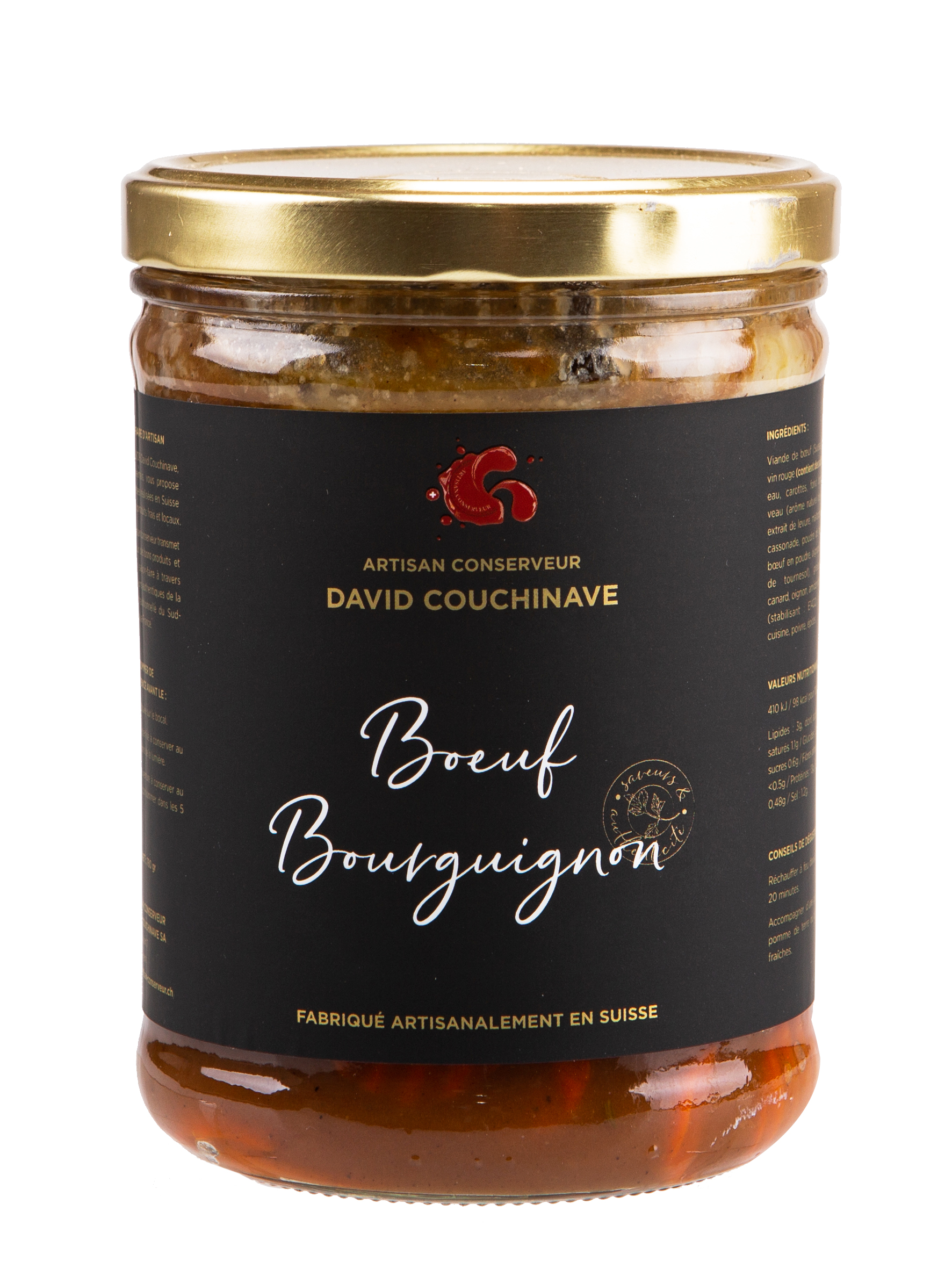 Bœuf Bourguignon au Merlot 780gr