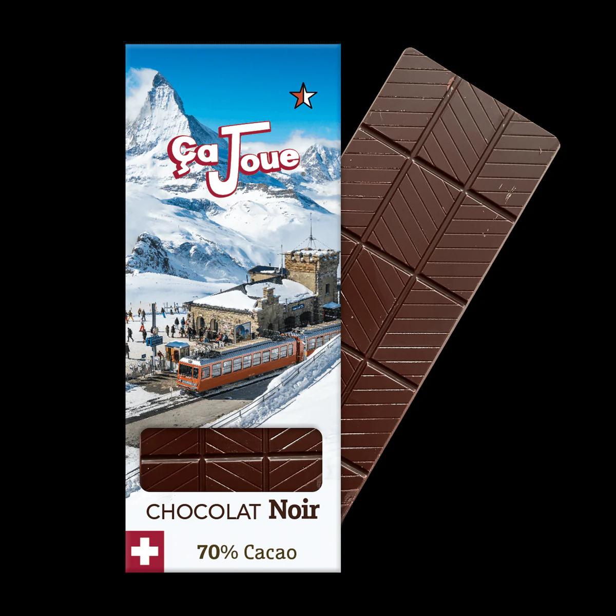 Tablette Train-Cervin Noir 70% Cacao