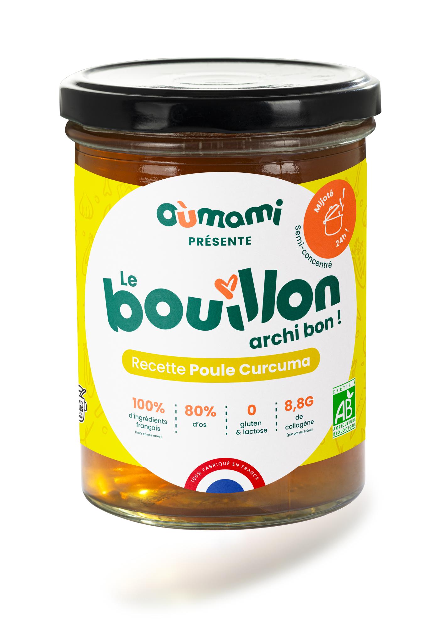Bouillon Poule curcuma Bio