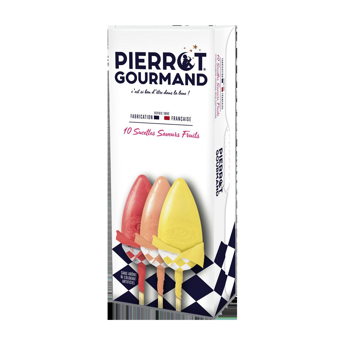 Etui 10 sucettes au fruit
