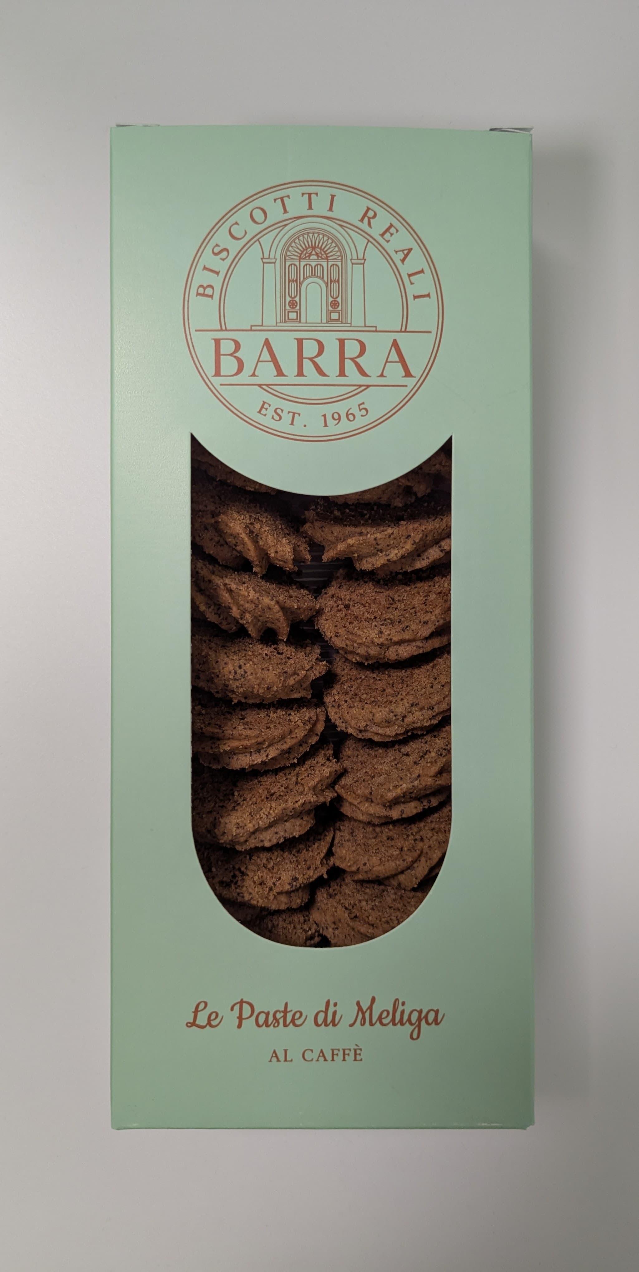 Paste di Meliga au café