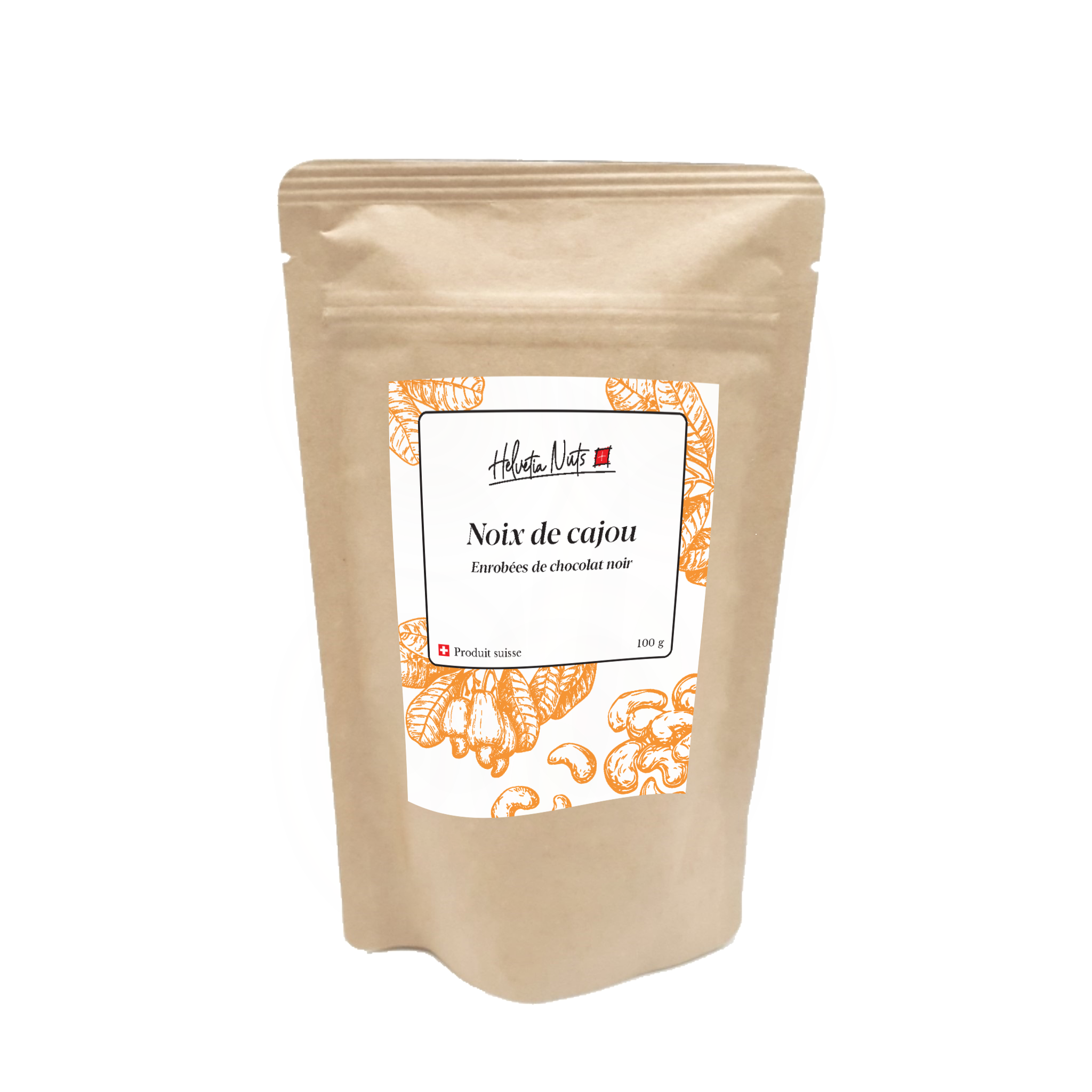 Noix de cajou enrobées de chocolat