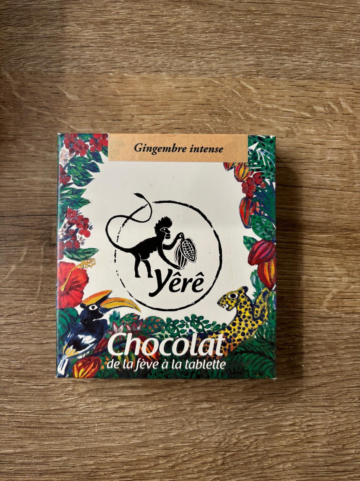 2 disques de chocolat noir 73% & Gingembre intense
