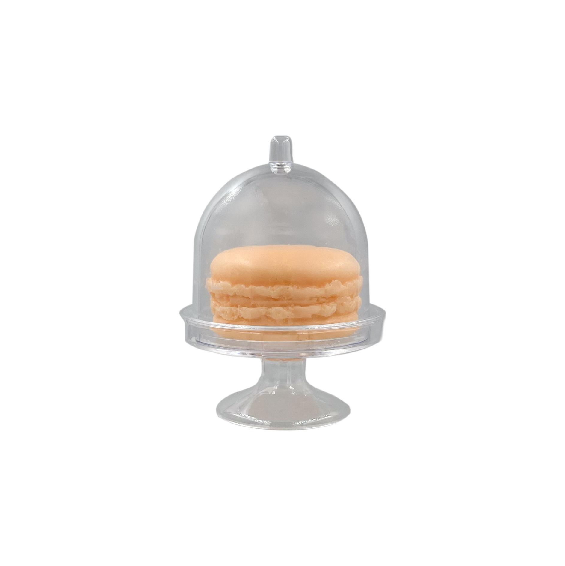 Savon Macaron sous cloche Mandarine
