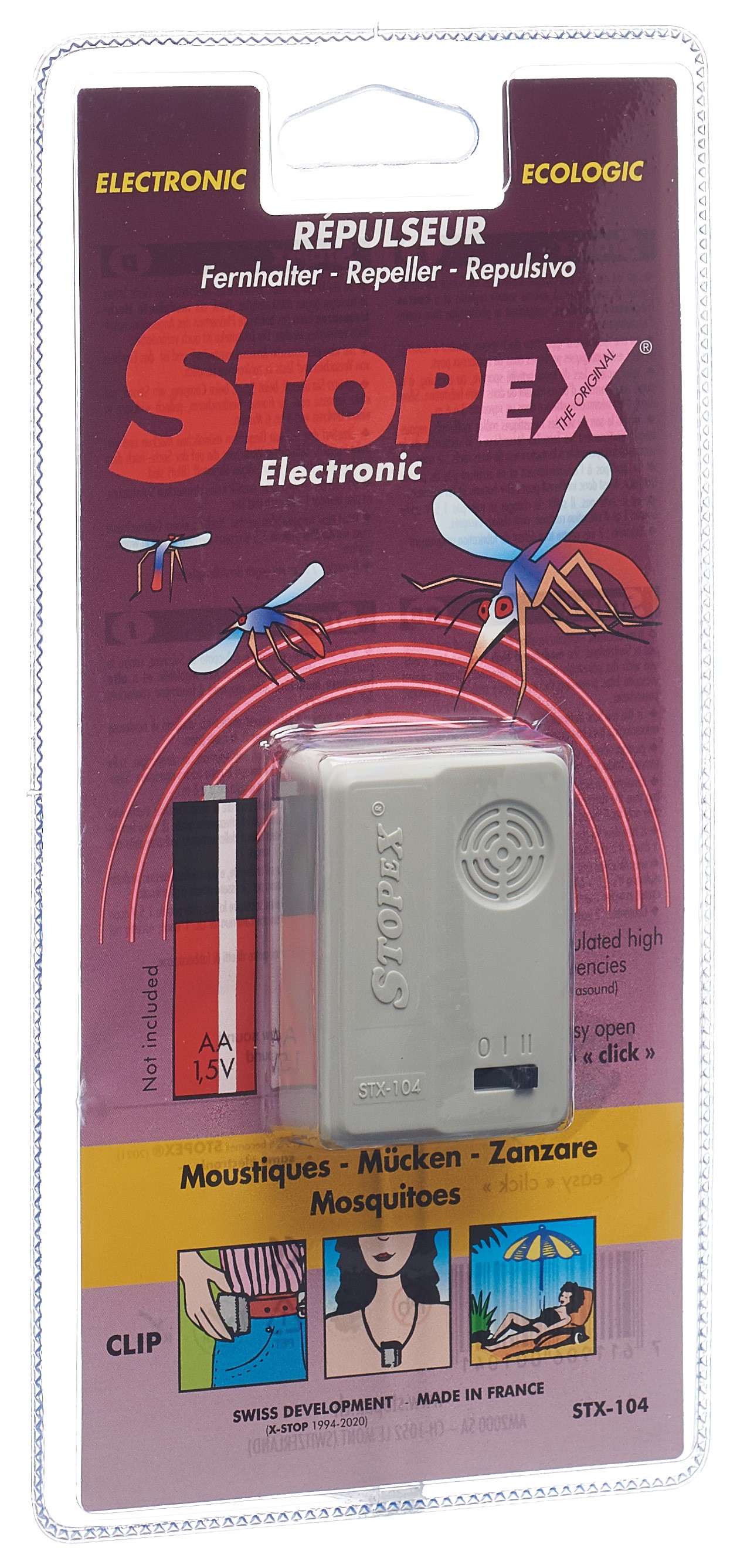 anti Moustiques STOPEX STX104 appareil électronique écologique anti moustiques
