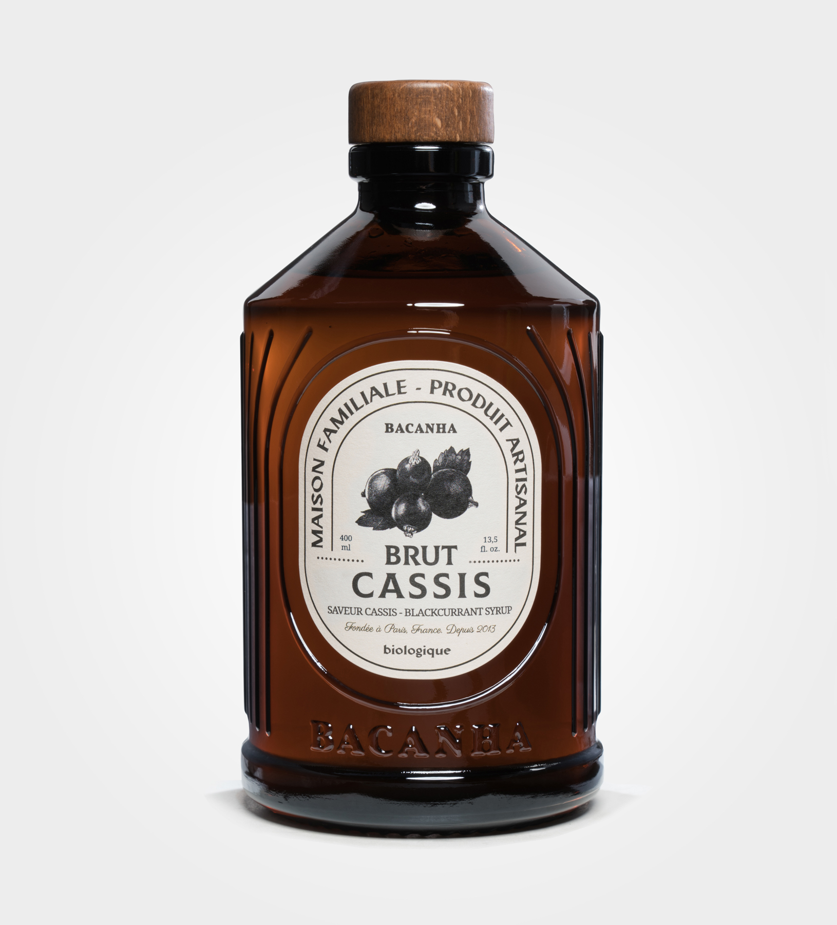 Cassis- Sirop Brut Bio 400ml