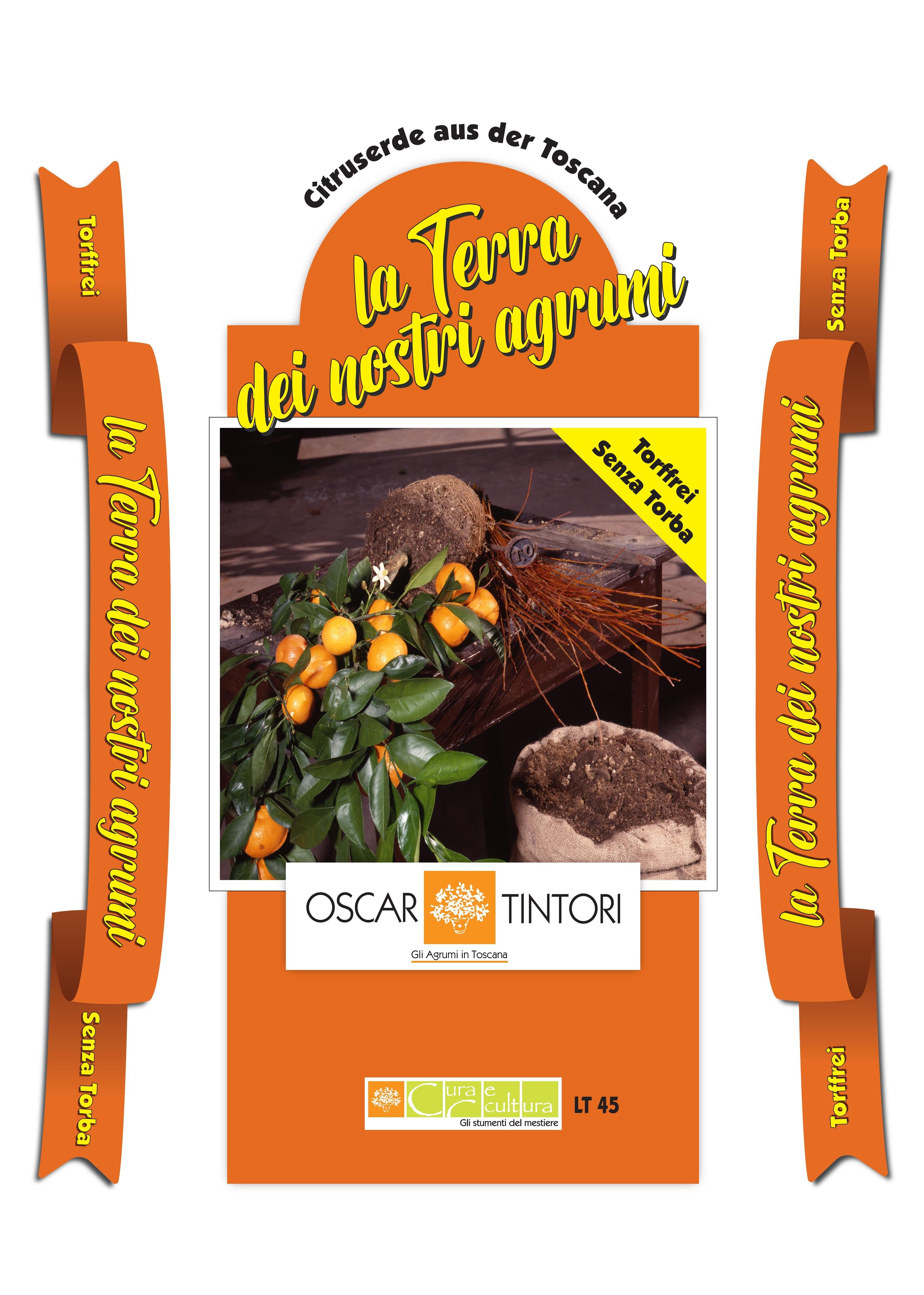 Terreau pour agrumes Oscar Tintori Sans Tourbe