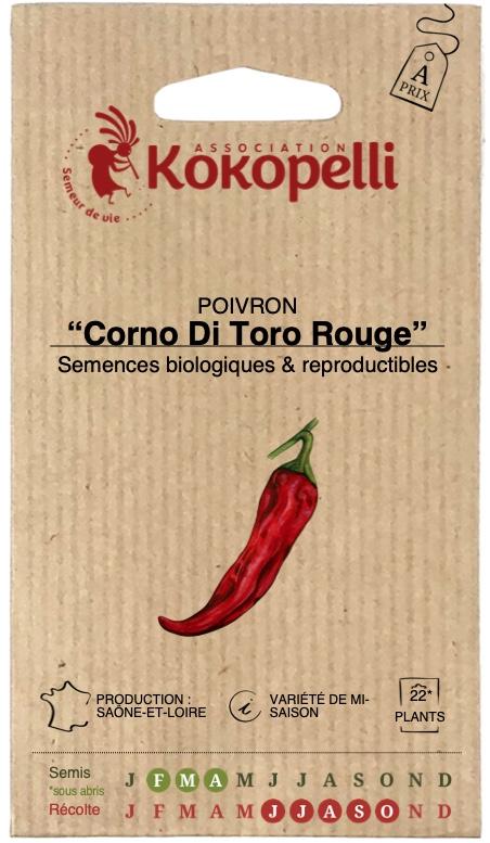 Poivron rouge Corno di Toro