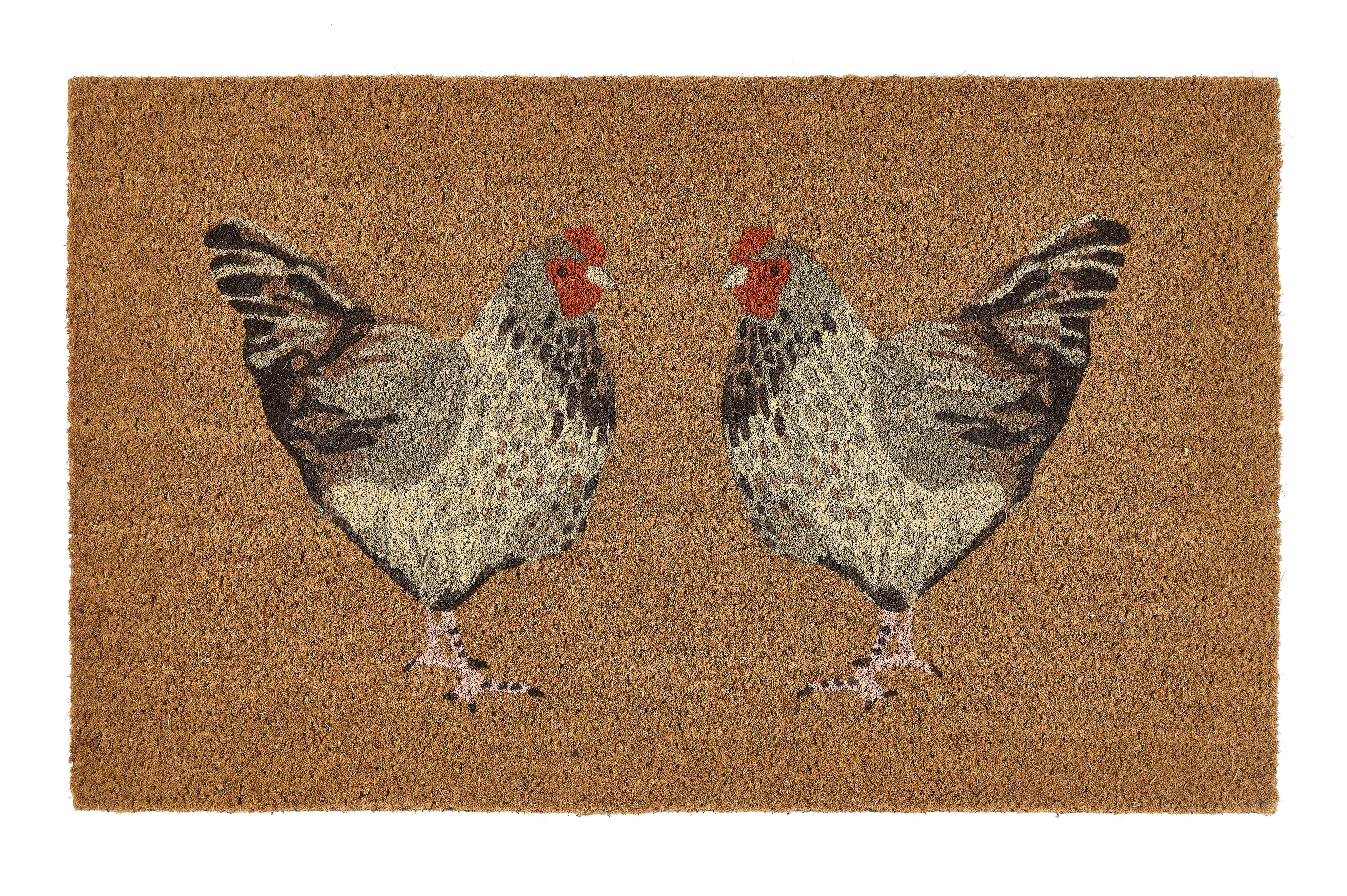 Mon Paillasson imprimé coco poulets