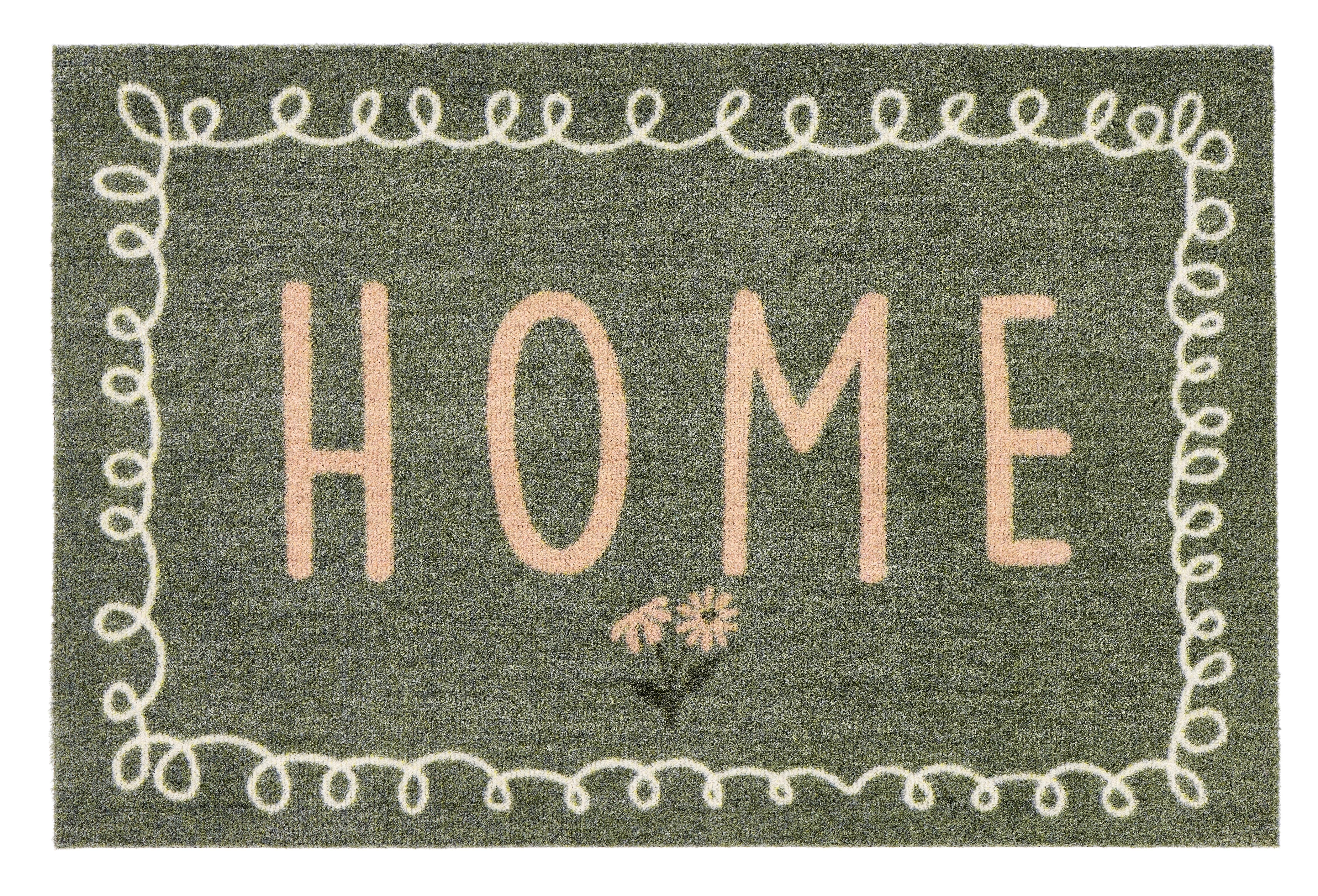 Mon Paillasson en nylon d'intérieur Motif My Home in Bloom