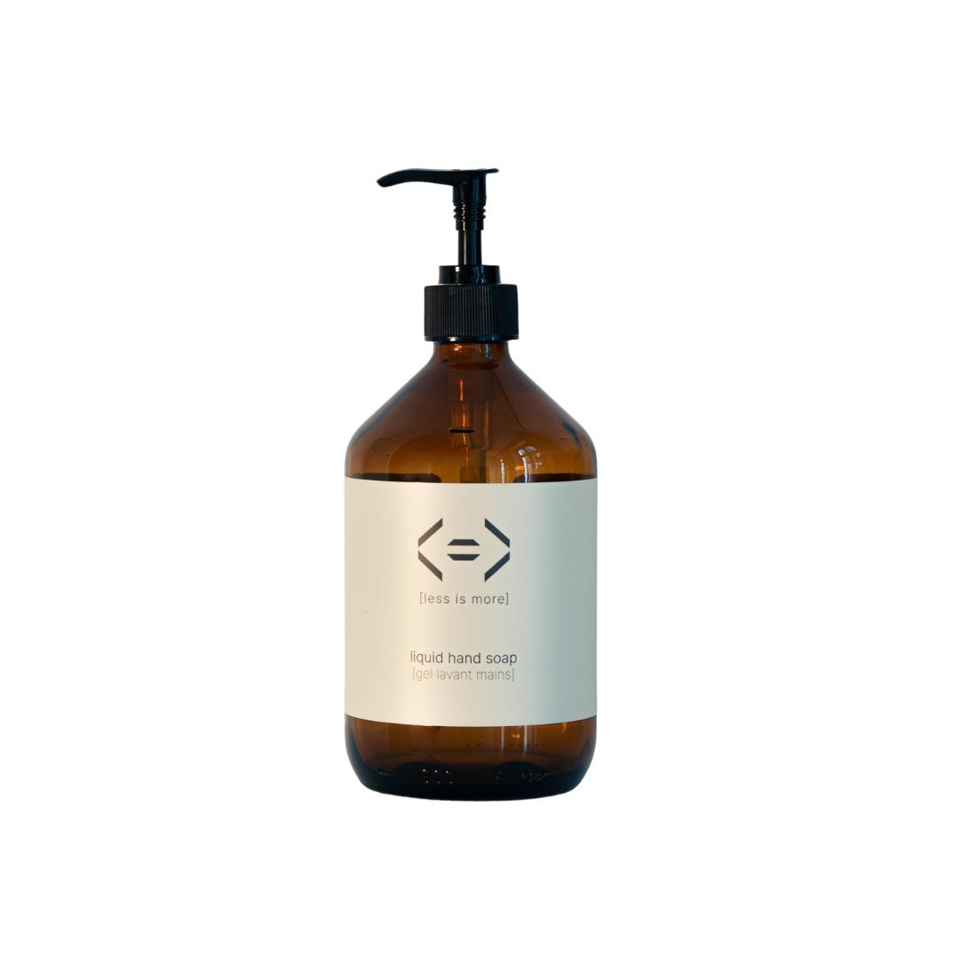 Pompe à savon verre pour Gel lavant mains vide 500ml