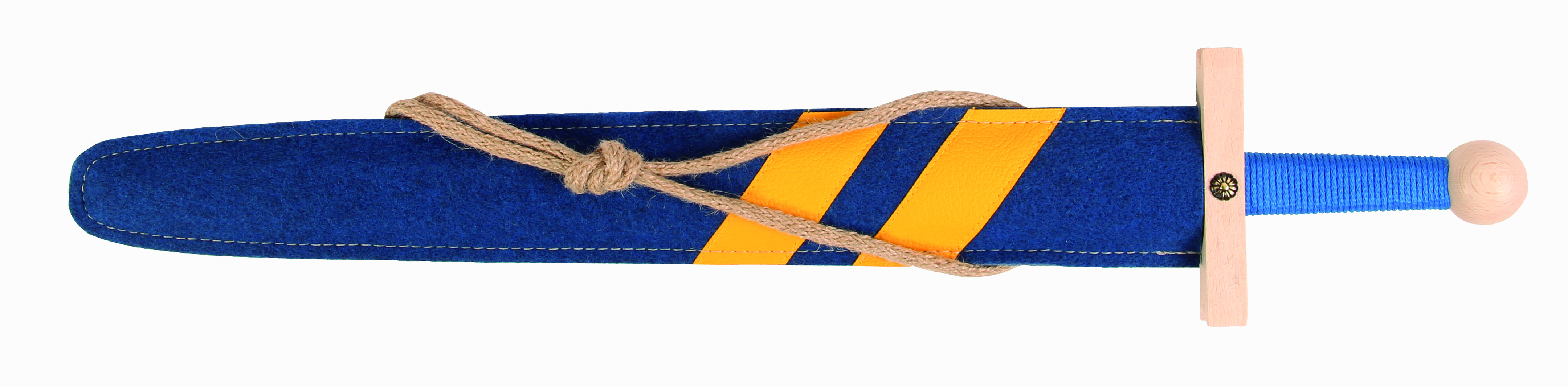 Epée et fourreau Lancelot, bleu, 60 cm