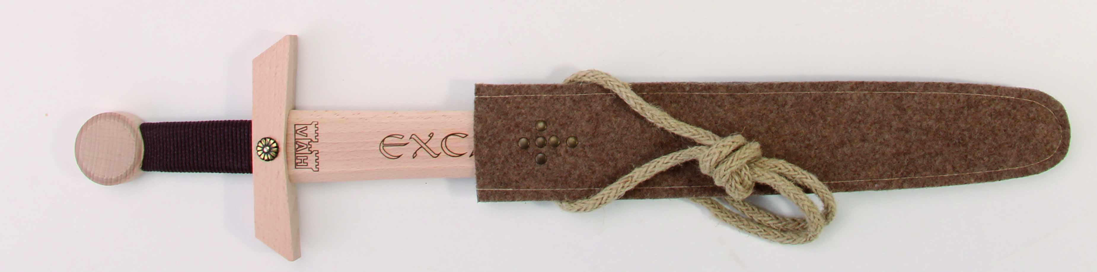 Epée et fourreau Excalibur, avec estampage, 50 cm