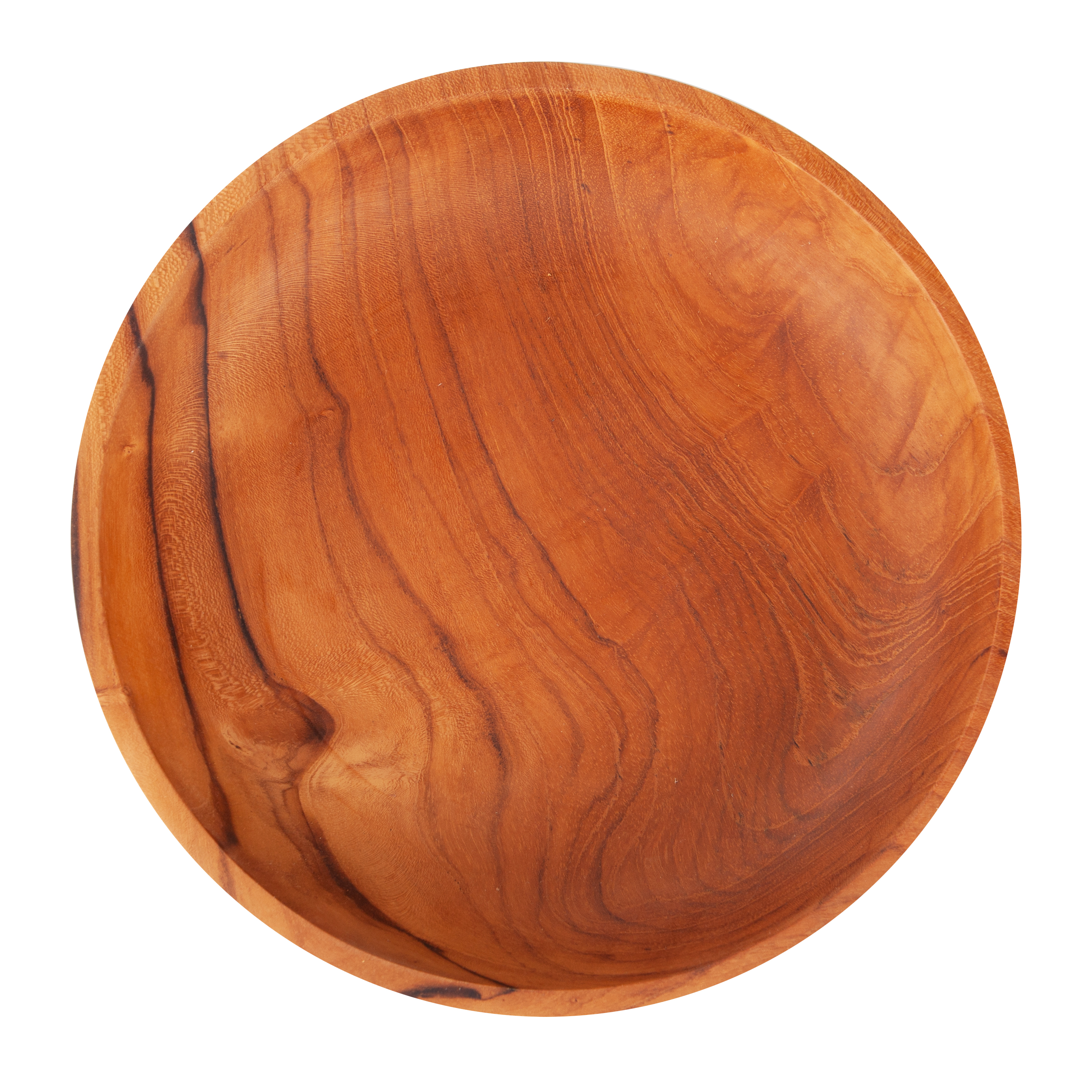 Saladier rond en teck