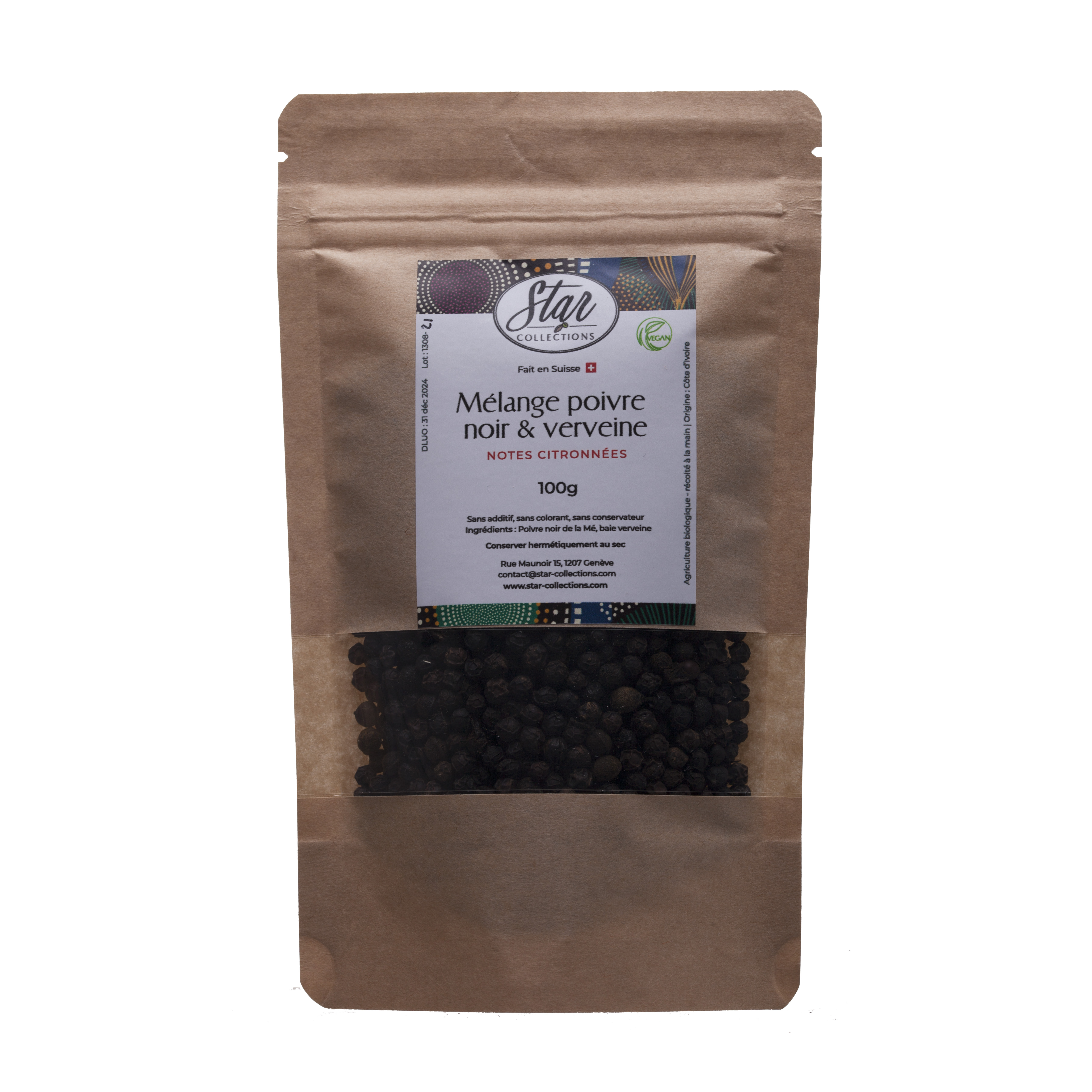 Poivre noir-verveine, recharge