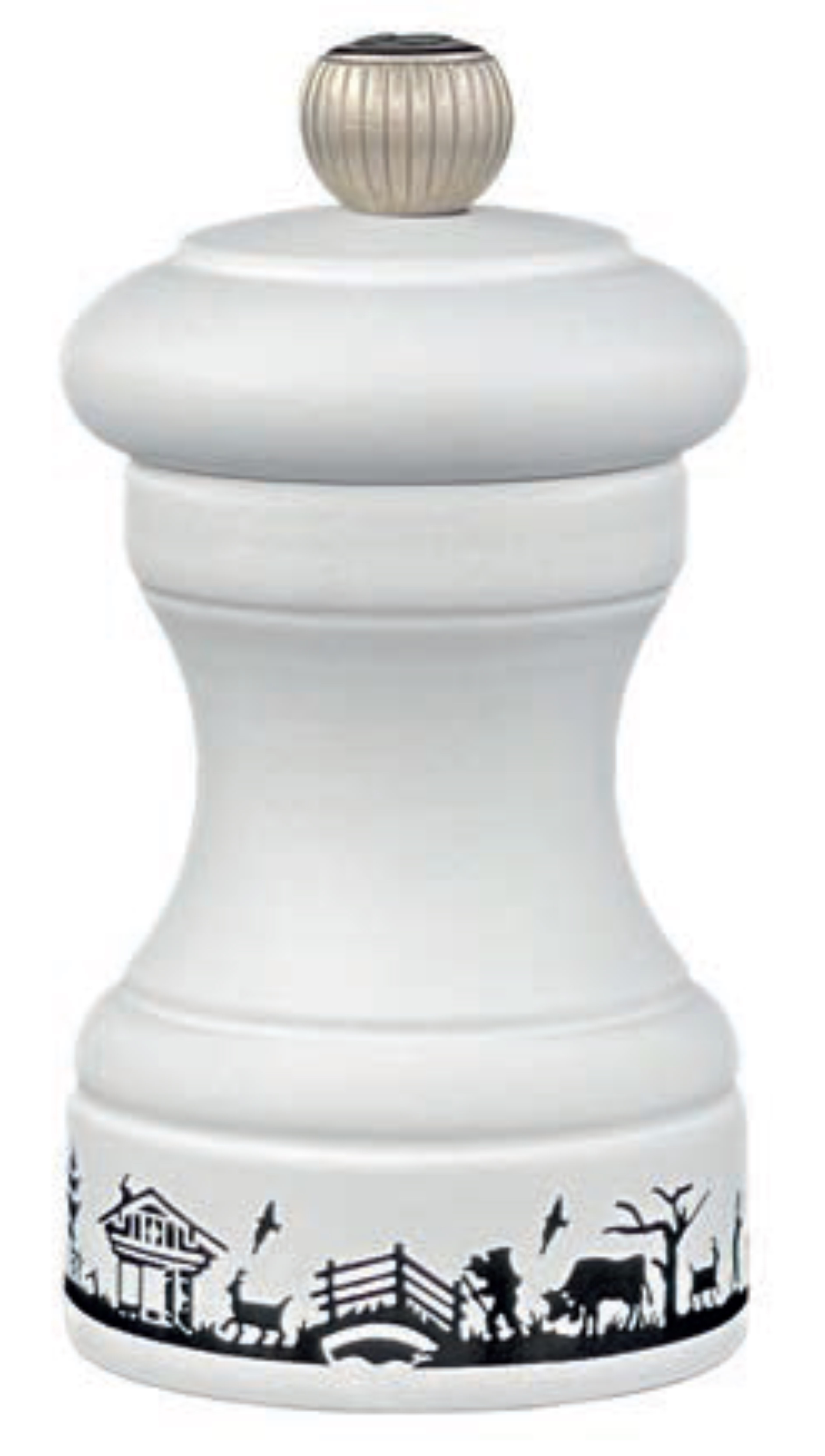 Moulin à poivre Bistro Alpes, blanc mat 10cm Peugeot