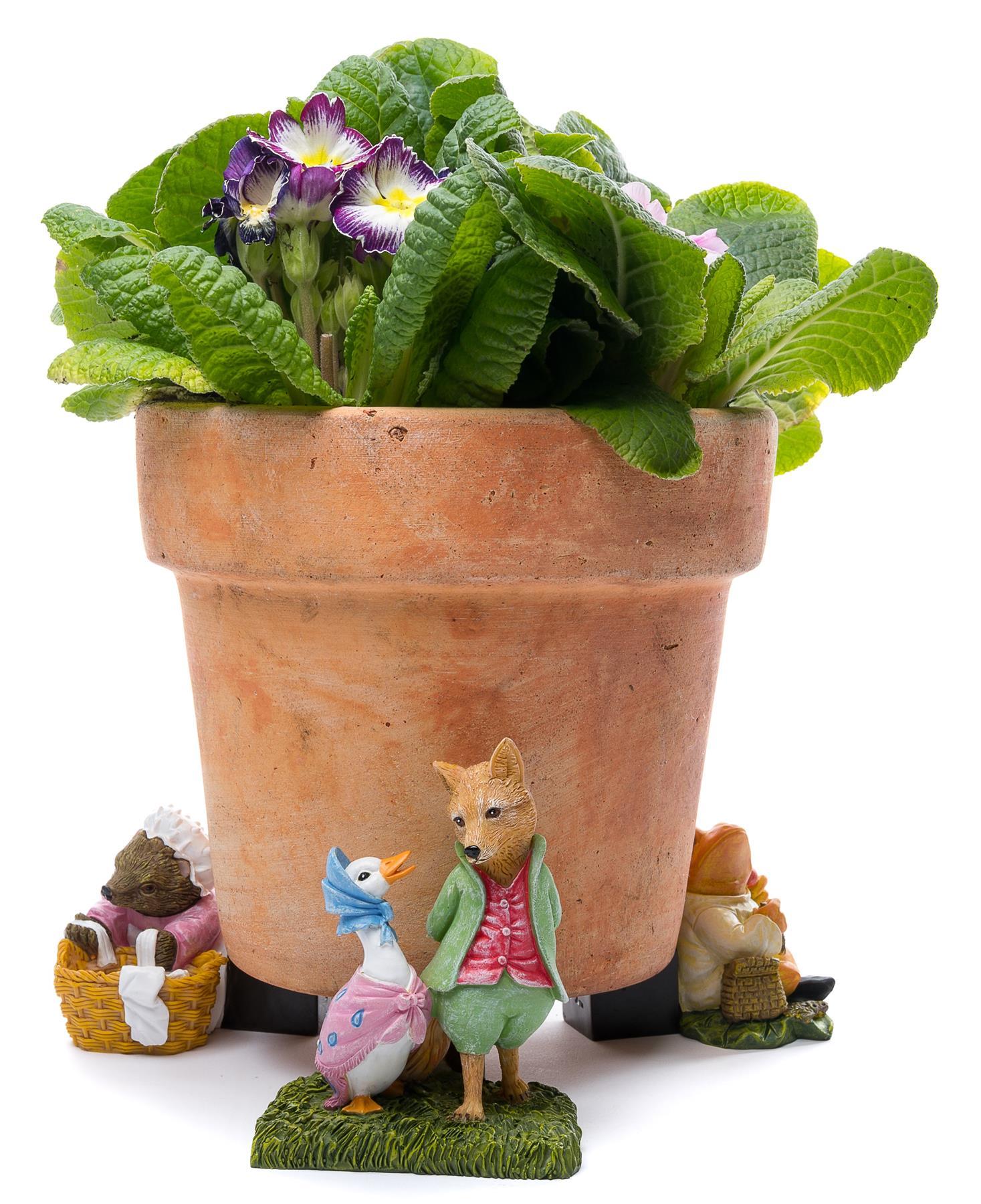 Figurines Pieds Déco Animaux Peter Rabbits 3
