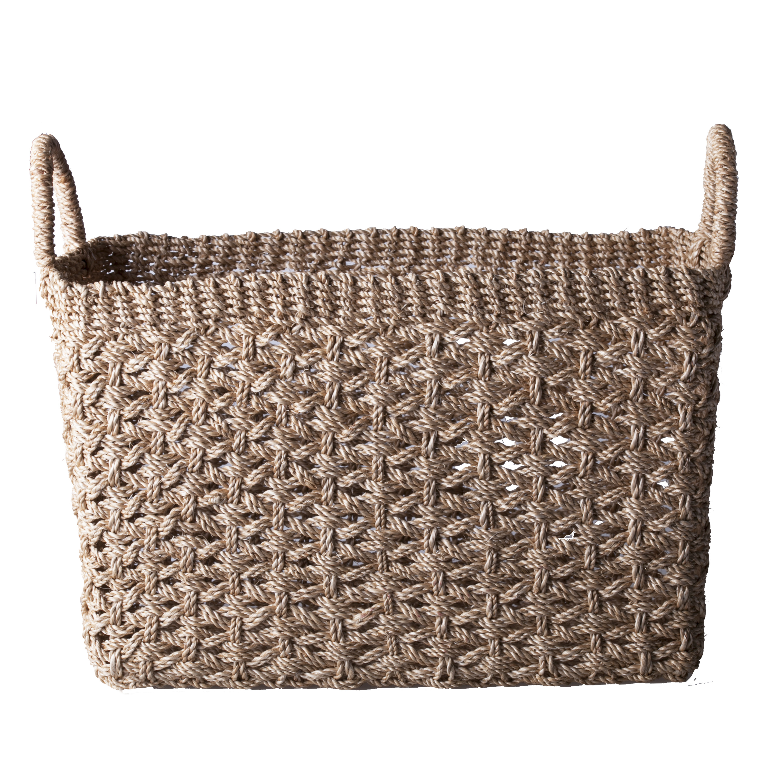 Panier avec anses Laguna rectangle