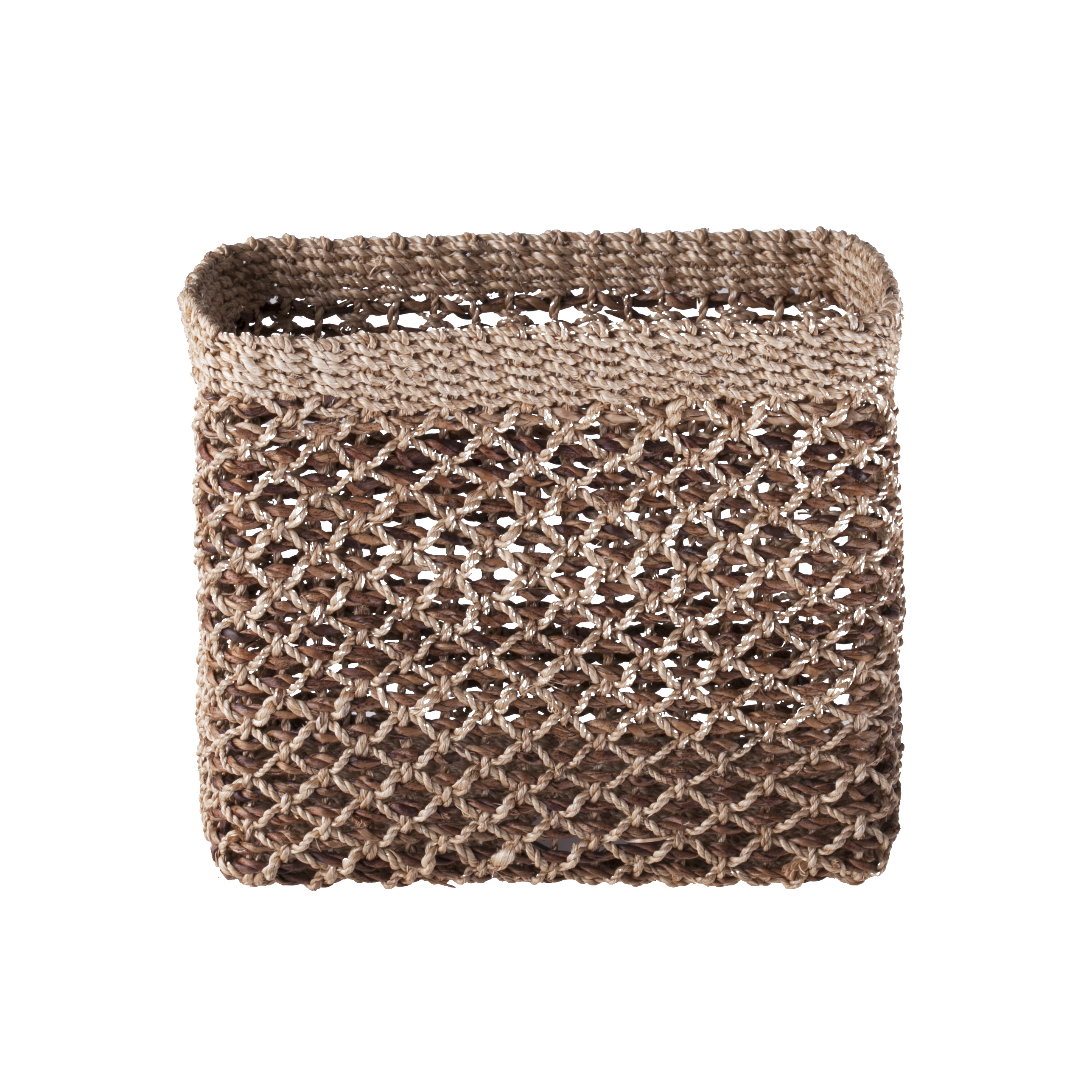 Panier avec poignées Diamant rectangle