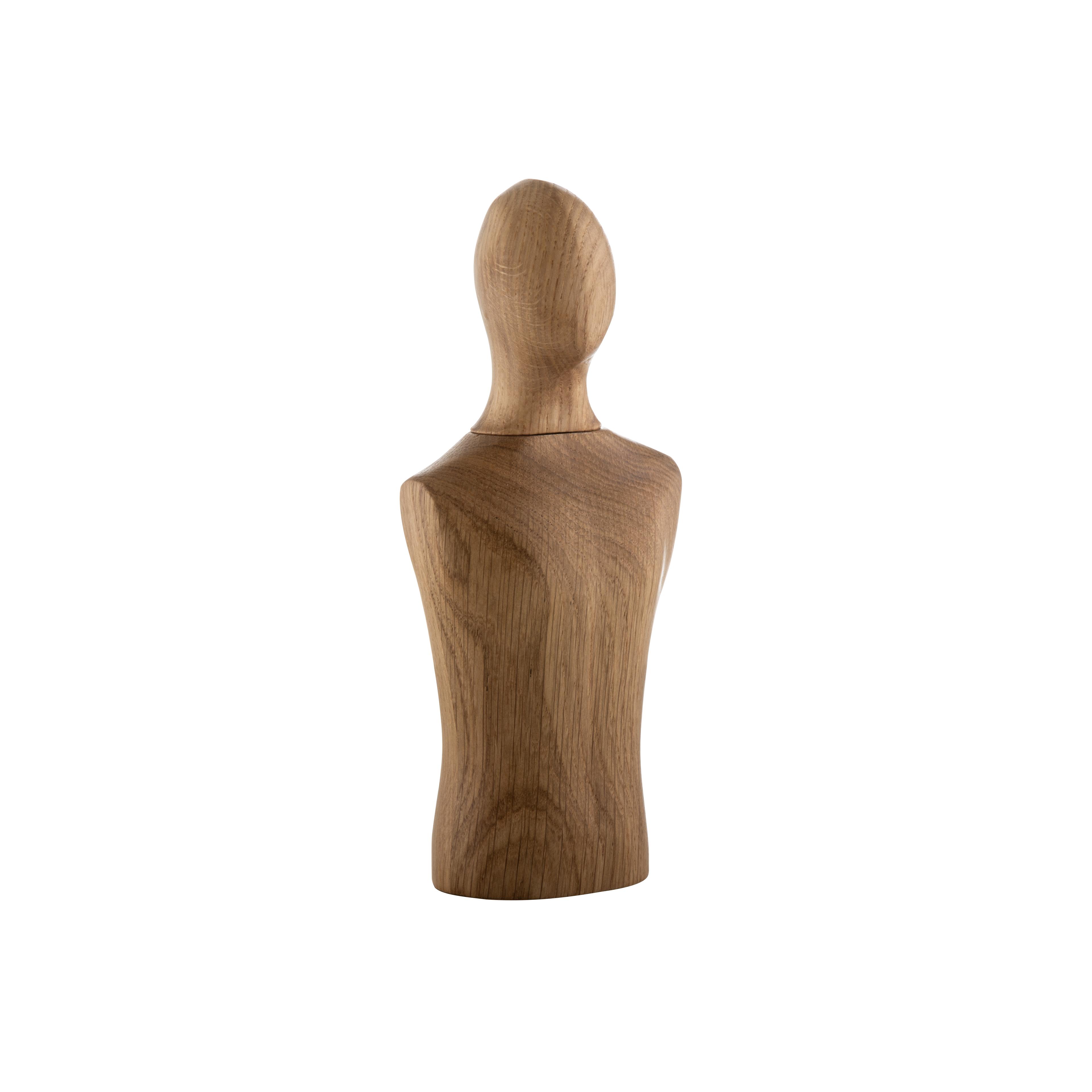 IMAGO MOULIN A POIVRE/SEL EN BOIS DE CHENE MASSIF SCULPTE
