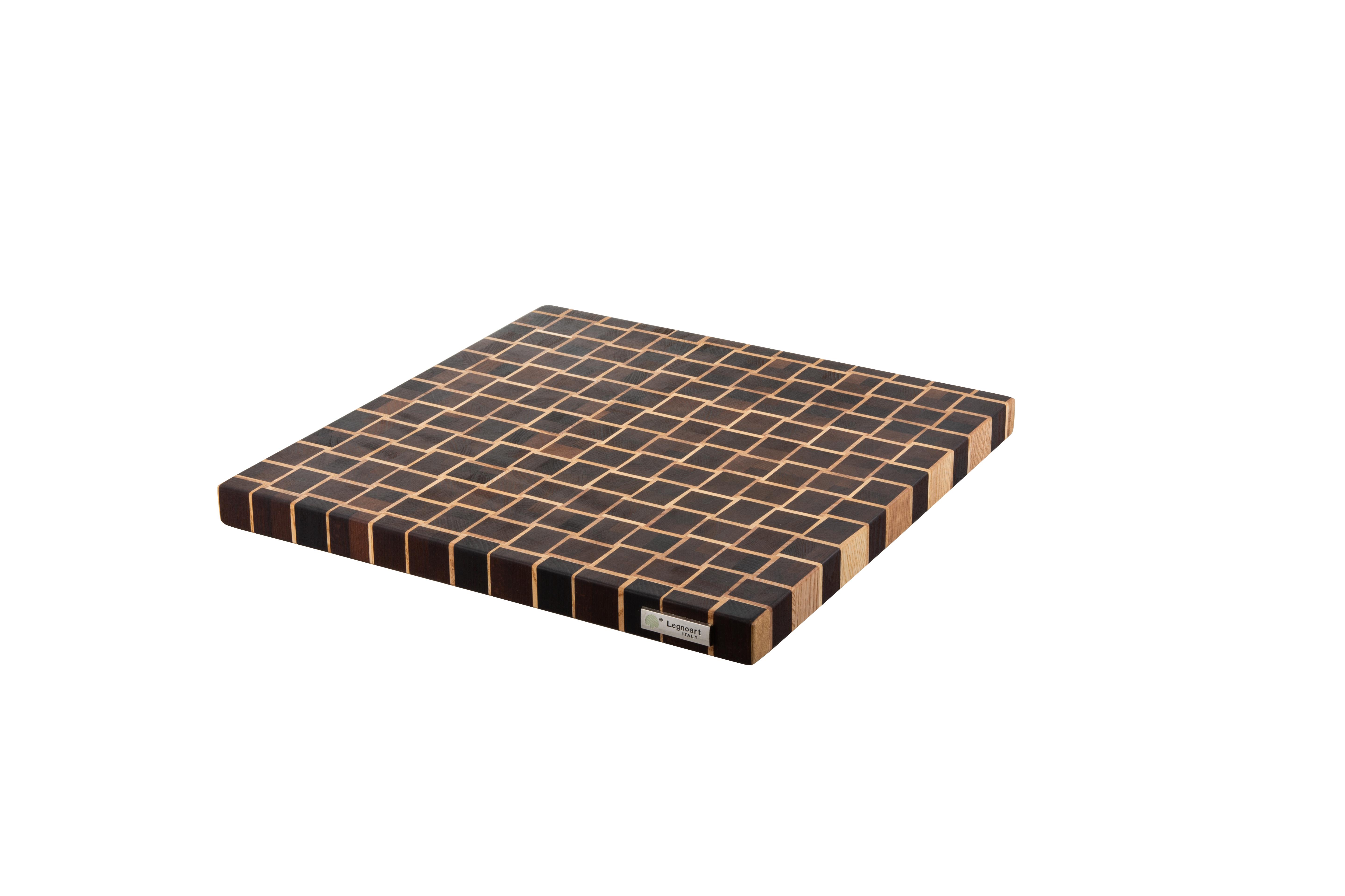 SIRIO BLOC DE BOUCHER ARTISTIQUE , CHENE, FRENE ET THERMO BOIS, MM 400X400X30