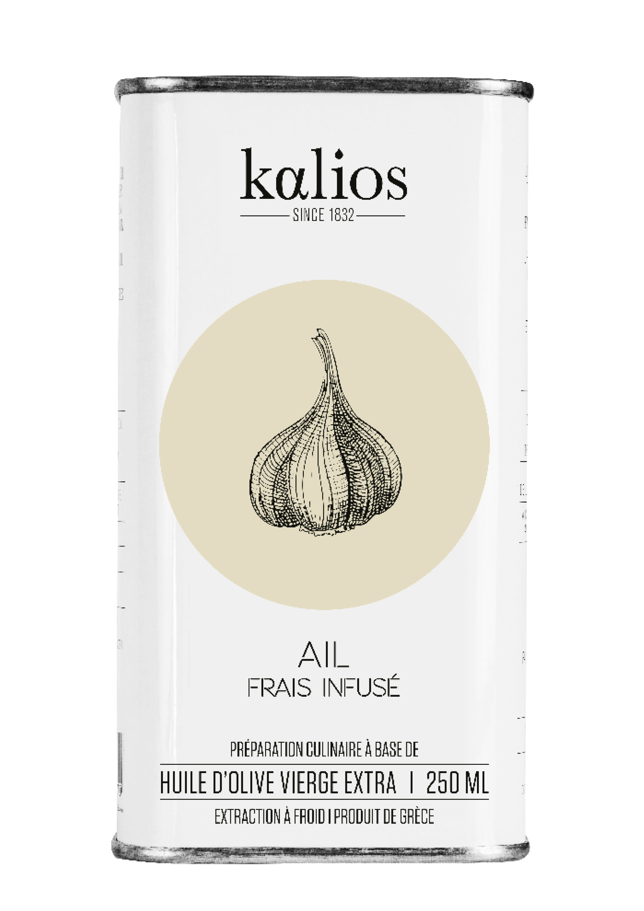 Huile infusée à l'Ail 250ml