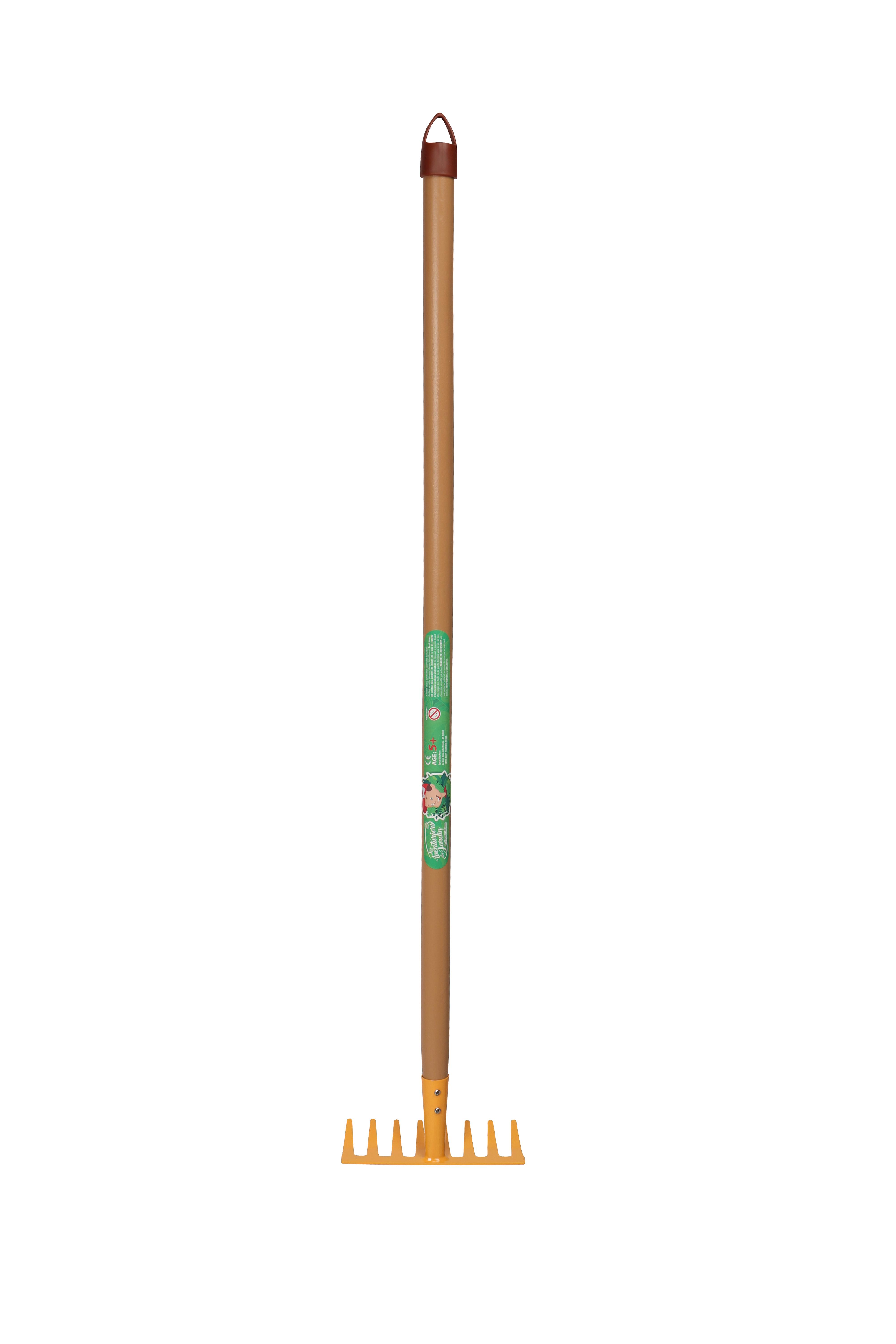 Râteau enfant métal manche bois