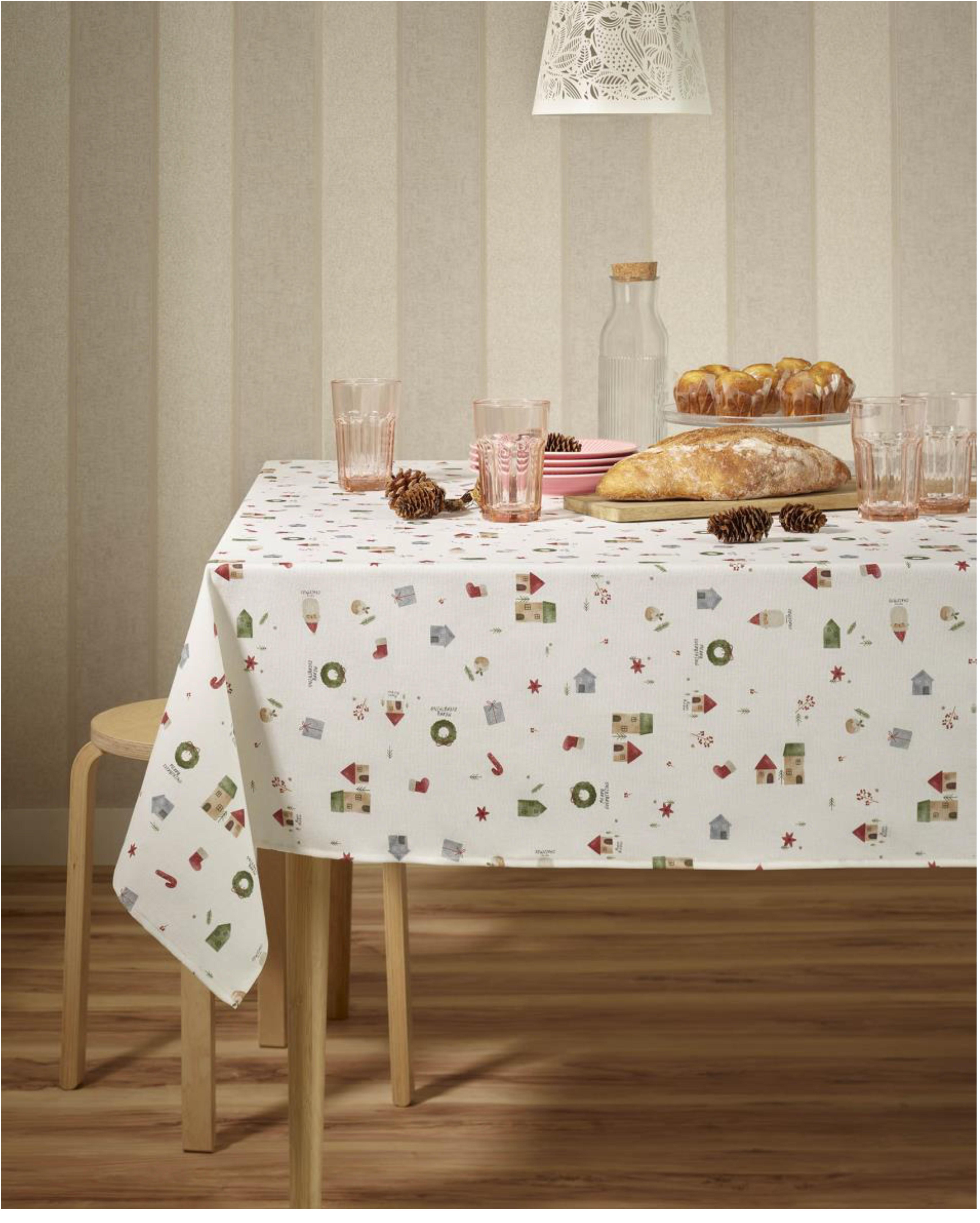 Nappe Imprégnée Berries Allover au mètre