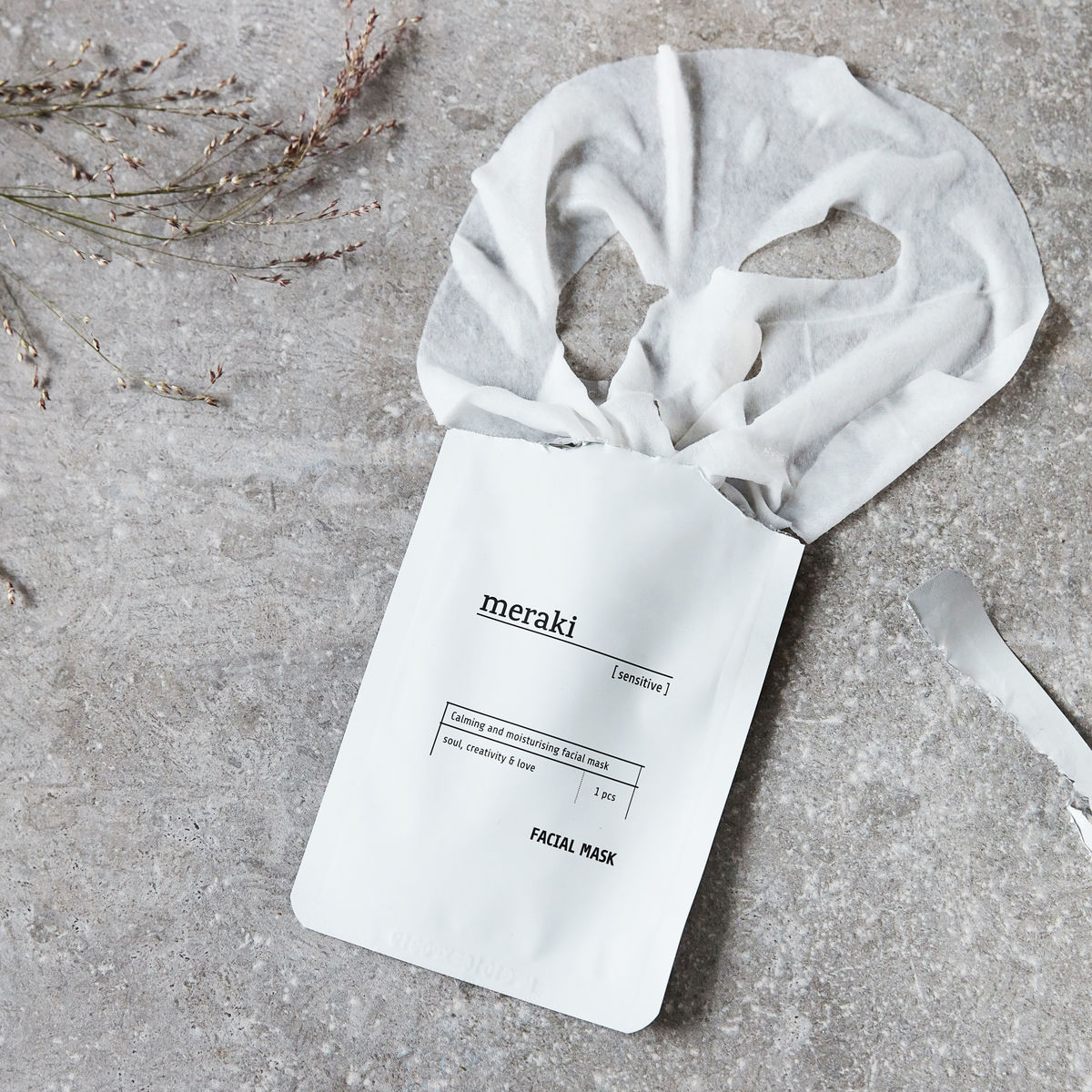 Masque visage pour peaux sensibles