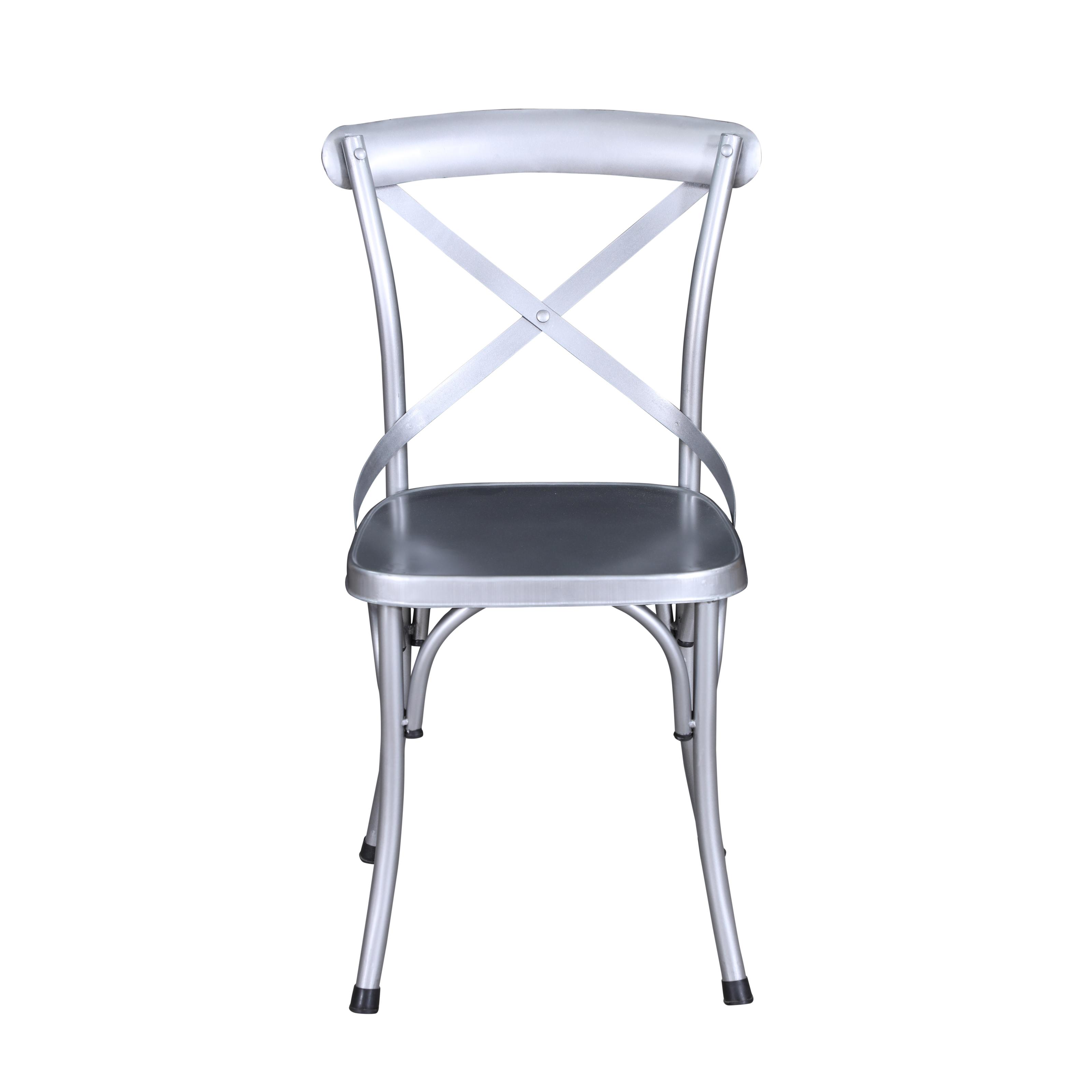 Chaise Brooklyn en acier