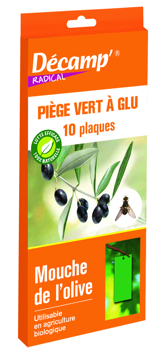 Piege Glu Vert Mouches Olivier