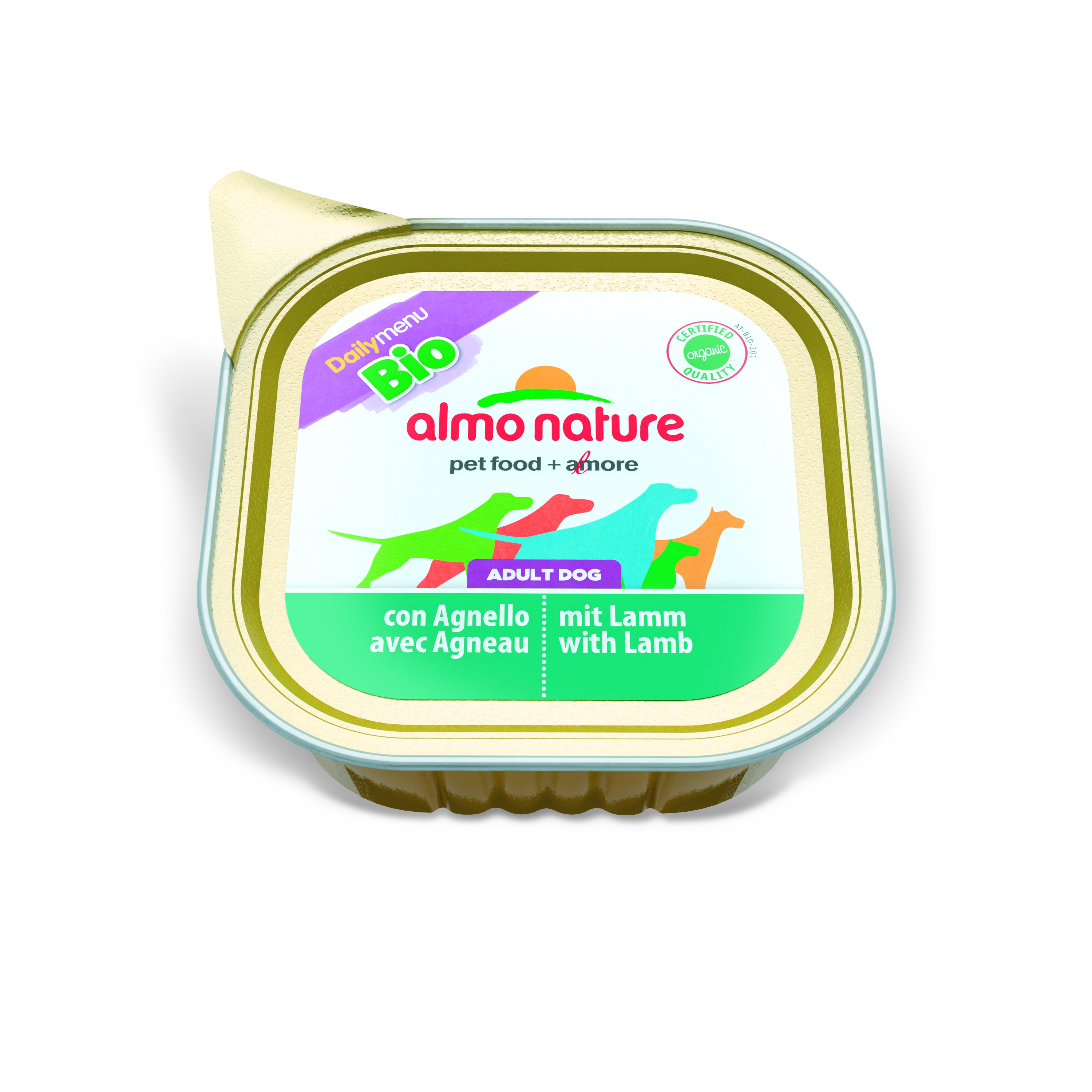 Almo nature PFC Dog Daily menu Bio Agneau 100g