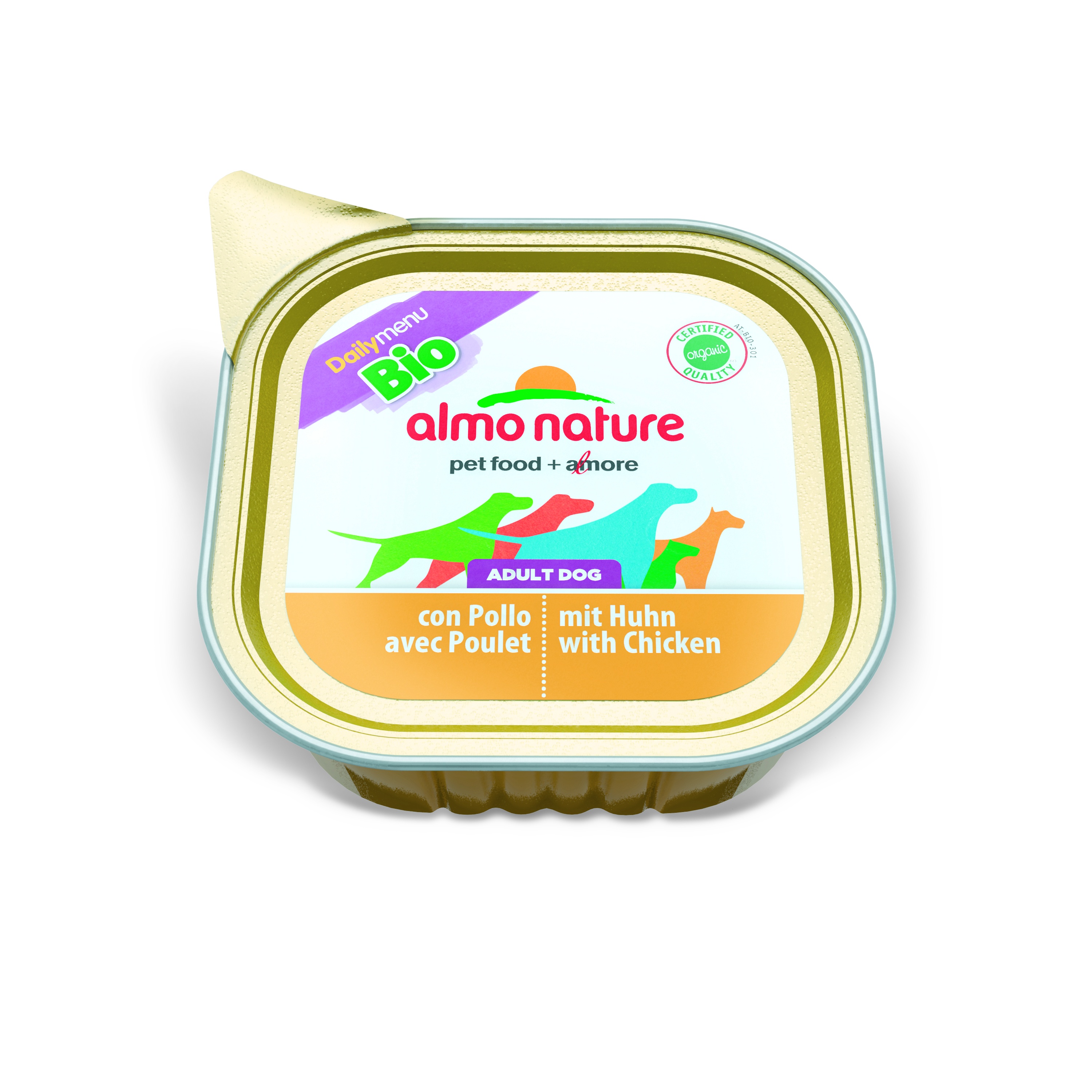 Almo nature PFC Dog Daily menu Bio Poulet 100g