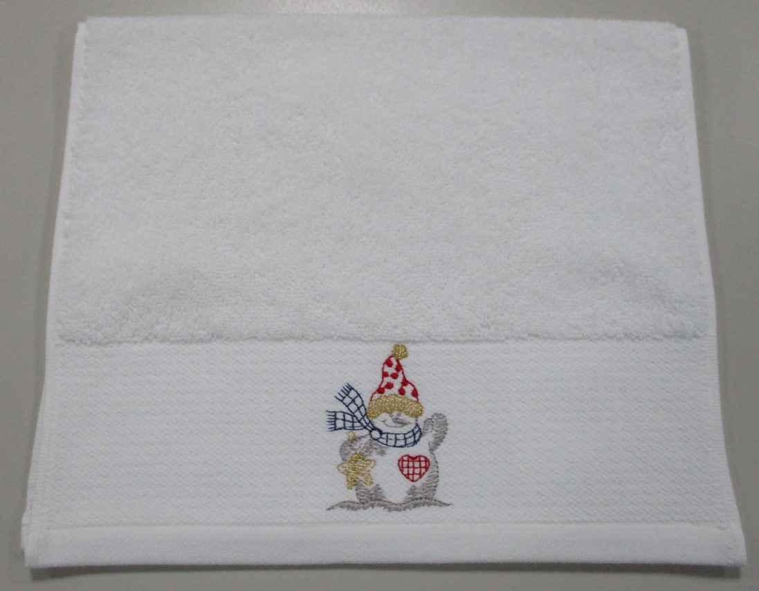 Serviette Invité Broderie Noël 10389